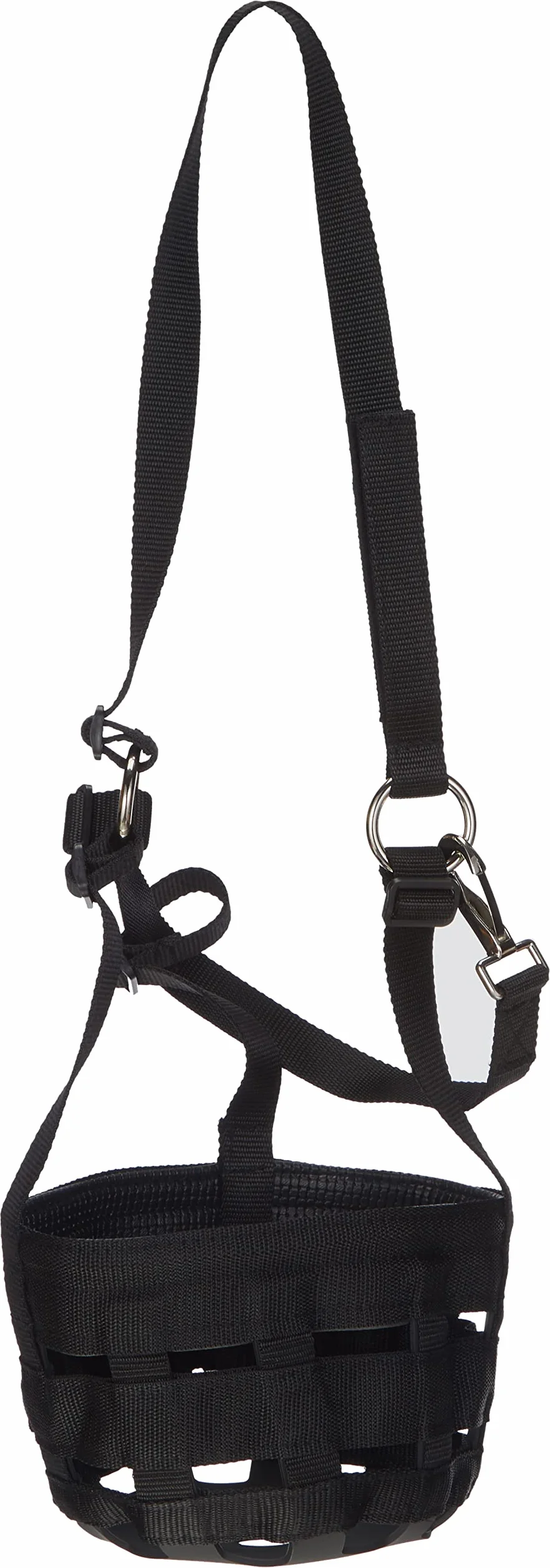 Kerbl 321627 - Museruola e Freno in Nylon, Colore: Nero