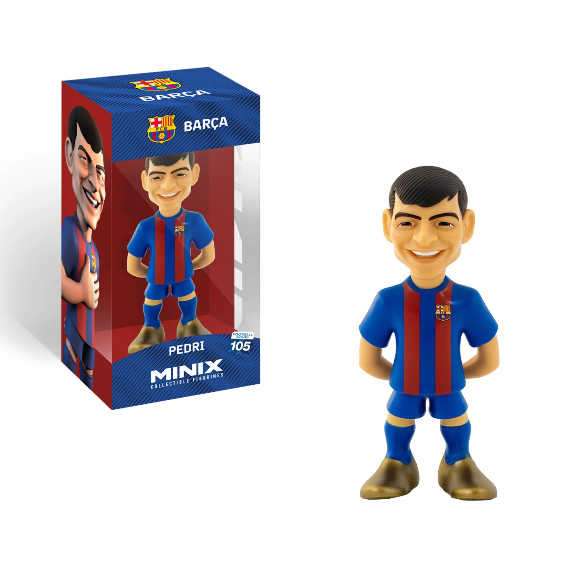 Minix FC Barcelona Pedri 16#105 - Personaggio da collezione 12 cm