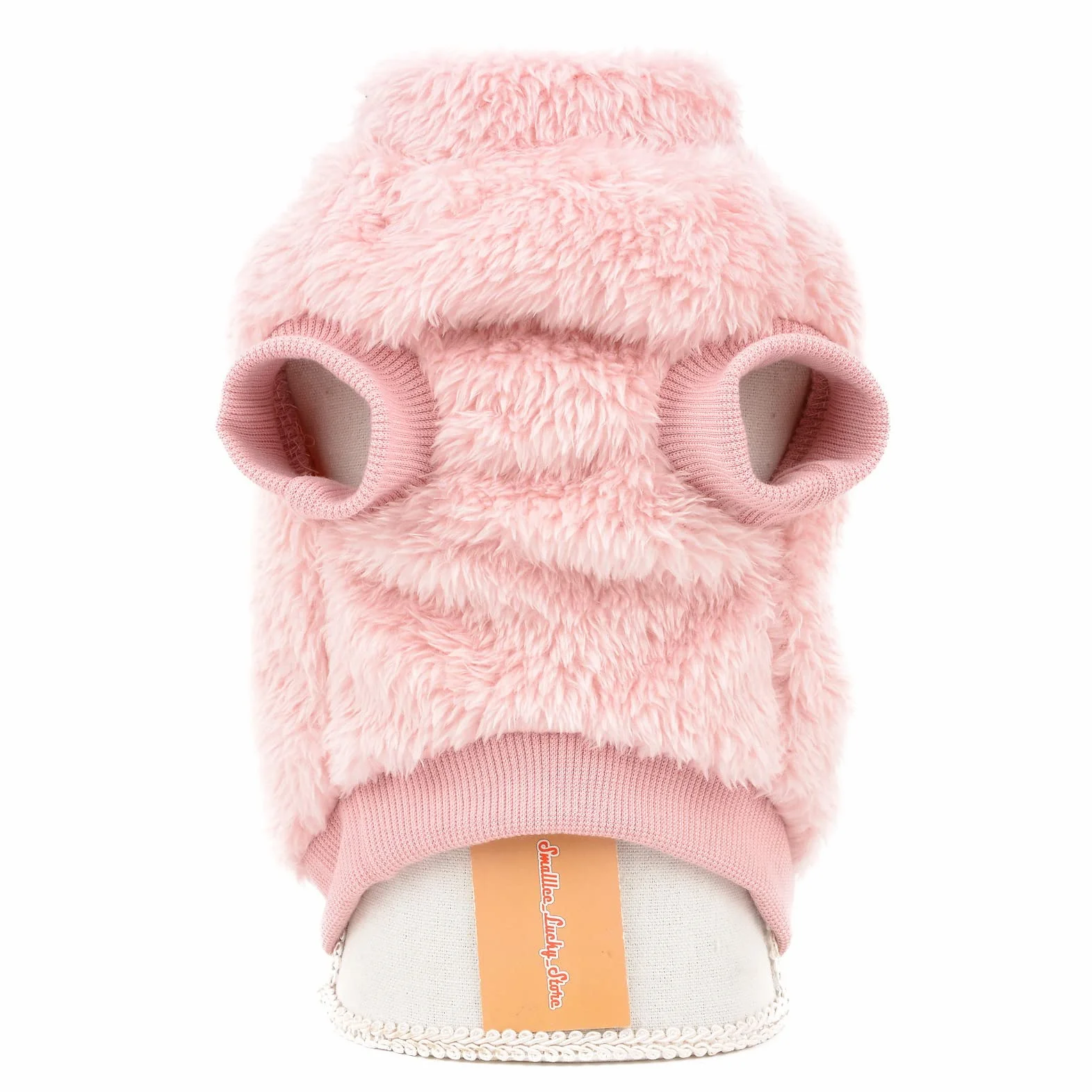 Pet Sherpa Maglione in pile a collo alto morbido per cani piccola taglia gatto cucciolo caldo autunno inverno abbigliamento Rosa S