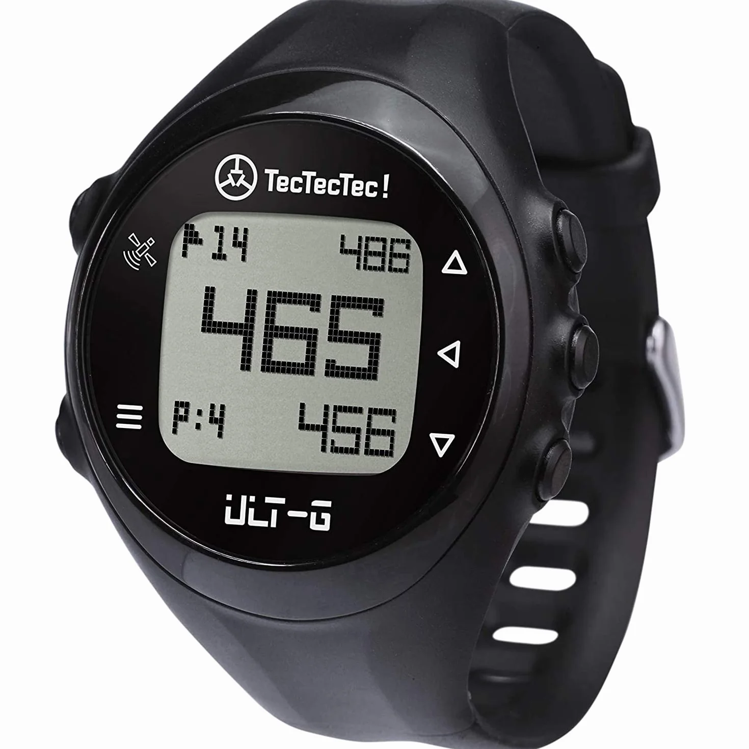 TecTecTec ULT-G - Orologio da golf con GPS, campi da golf precaricati di tutto il mondo, leggero, semplice, facile da usare