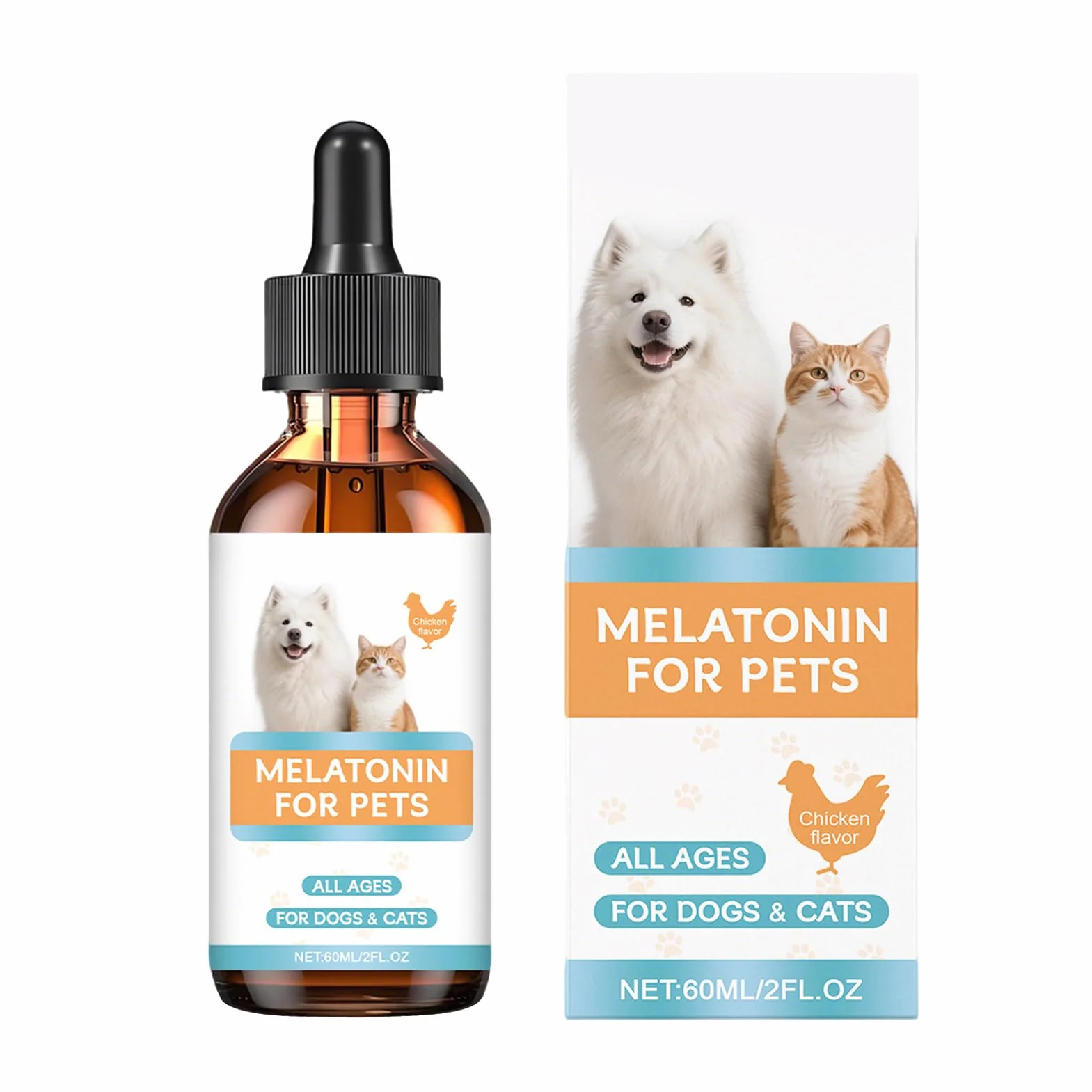 Calmante Per Gatti 60 Ml Sedativo Per Animali Domestici Integratore Rilassante Liquido