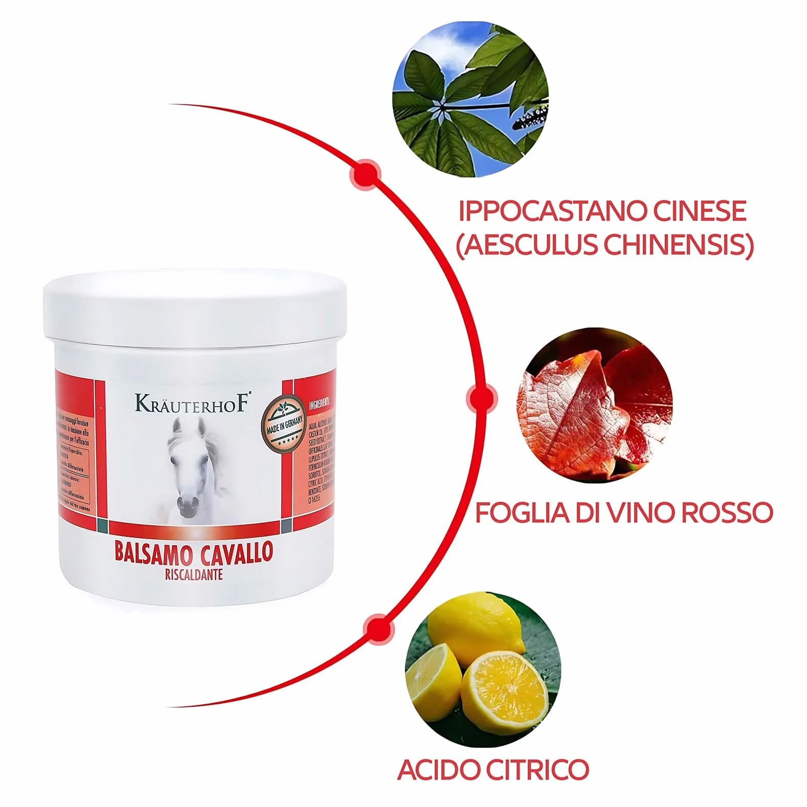 Krauterhoff Balsamo Cavallo Riscaldante 250ml