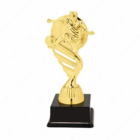 Trofeo Calcio h 18,00 cm Capocannoniere Miglior Giocatore Pallone d'oro Premiazioni Sportive Targhetta Personalizzata Omaggio