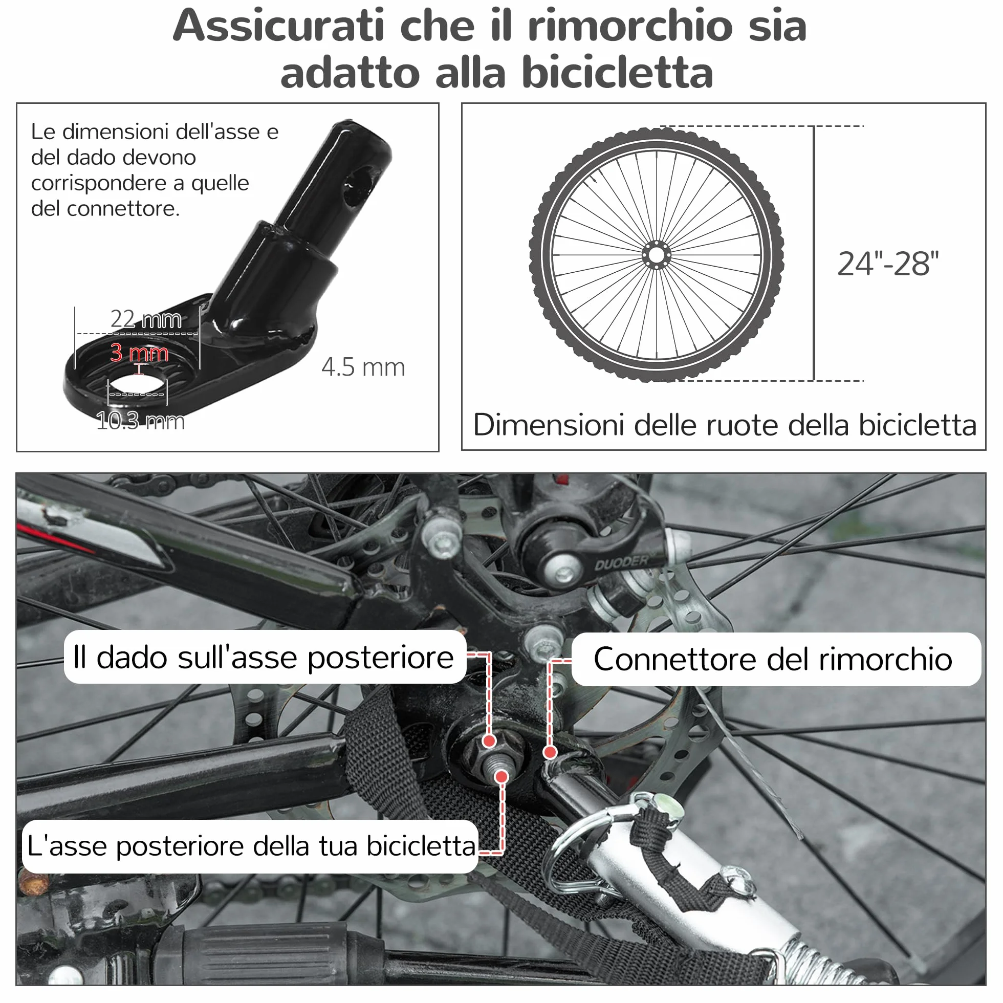 PawHut Rimorchio Bici per Cani 2 in 1 con 2 Ingressi e Tasche Portaoggetti, Passeggino per Cani 30kg max in Acciaio e Tessuto Oxford, Blu