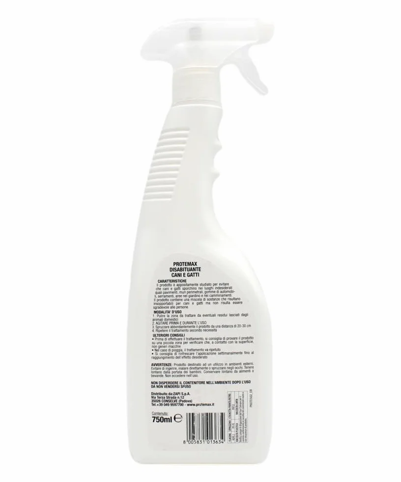 PROTEMAX DISABITUANTE Cani E Gatti 750ml