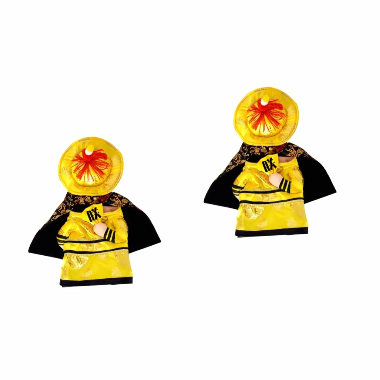 Didiseaon 2 Pezzi Costume Per Cani Stile Imperatore Cinese Taglia S Vestiti Per Cani Per Feste Foto