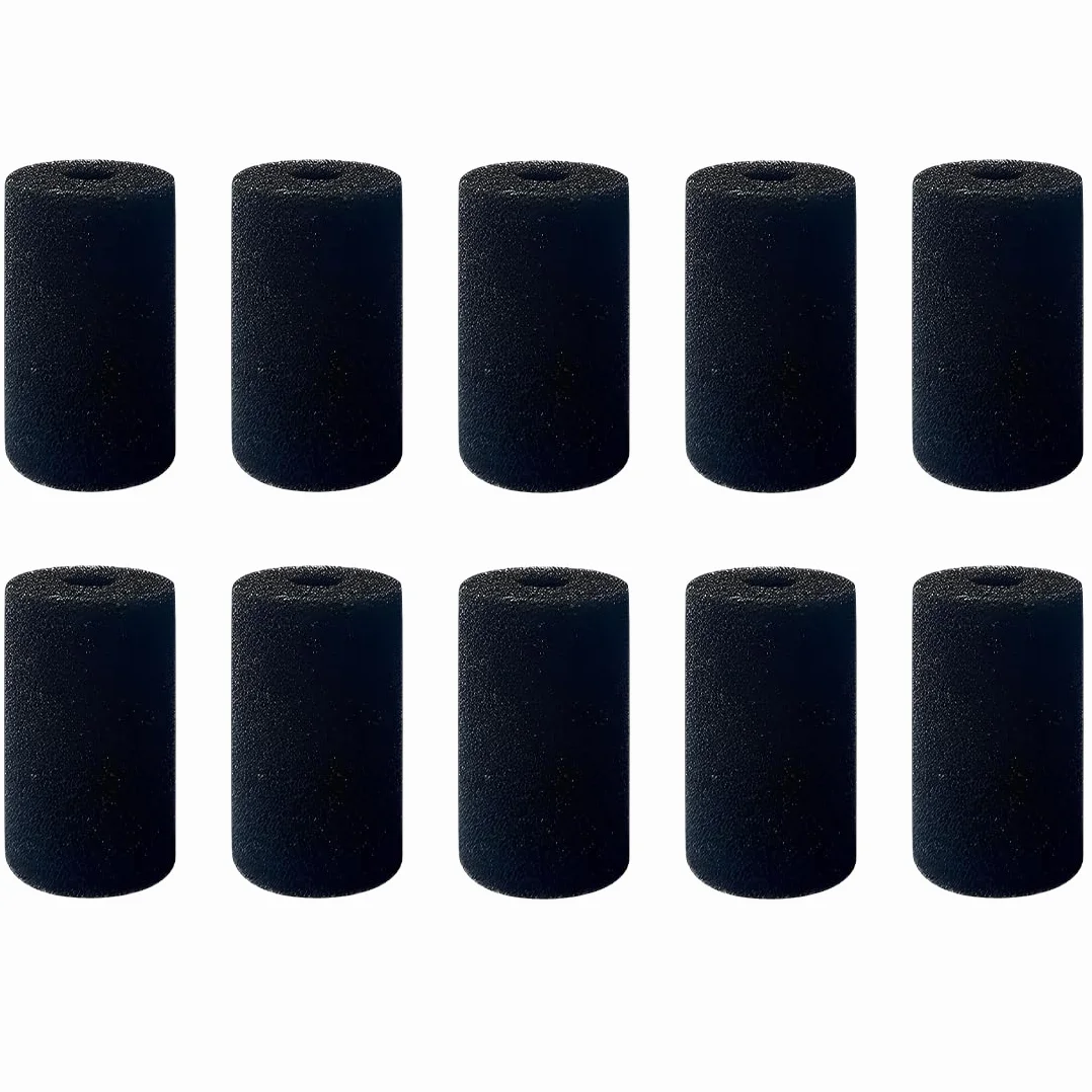 10 Pezzi Spugna Prefiltro Per Acquario Spugna Filtro Copertura Protettiva Spugna Per Pesci Piccoli Gamberetti Acquario Nero Ca. 6C