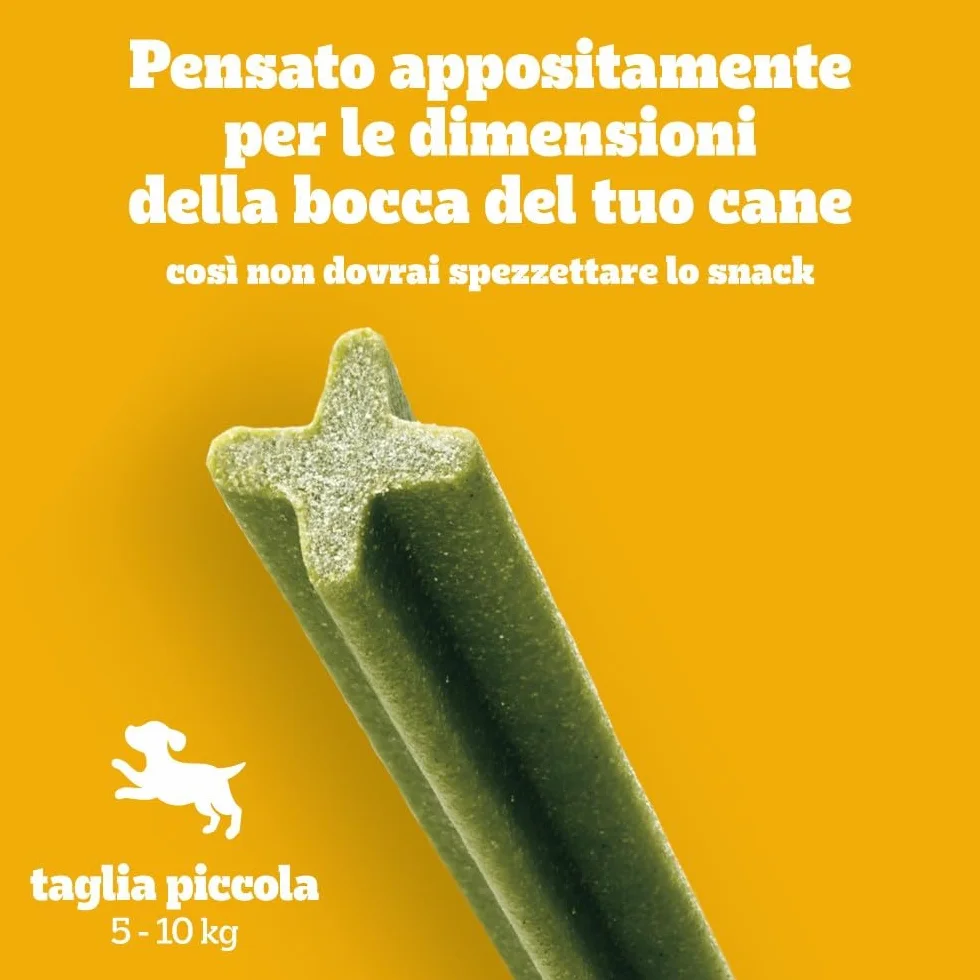 PEDIGREE DENTASTIX Fresh Snack quotidiani cani taglia piccola, 10 Confezioni da 7 pezzi