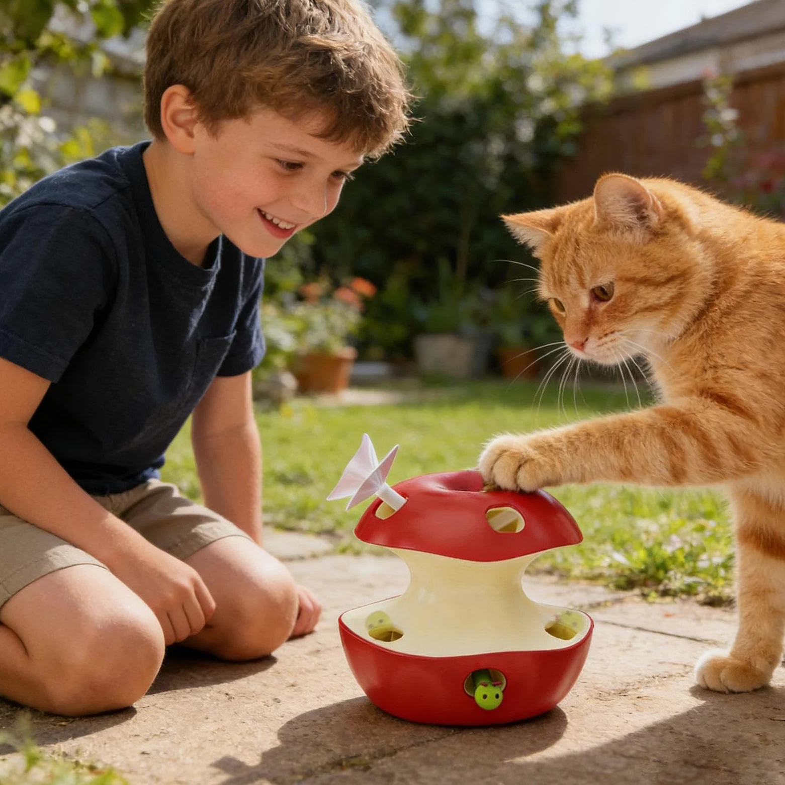 Giocattolo Puzzle per Gatti di Intelligenza Ricaricabile per | con Sensore Intelligente per Gatti Intrattenimento per Interni ed Esterni che Stimola la Mente e Allevia lo Stress