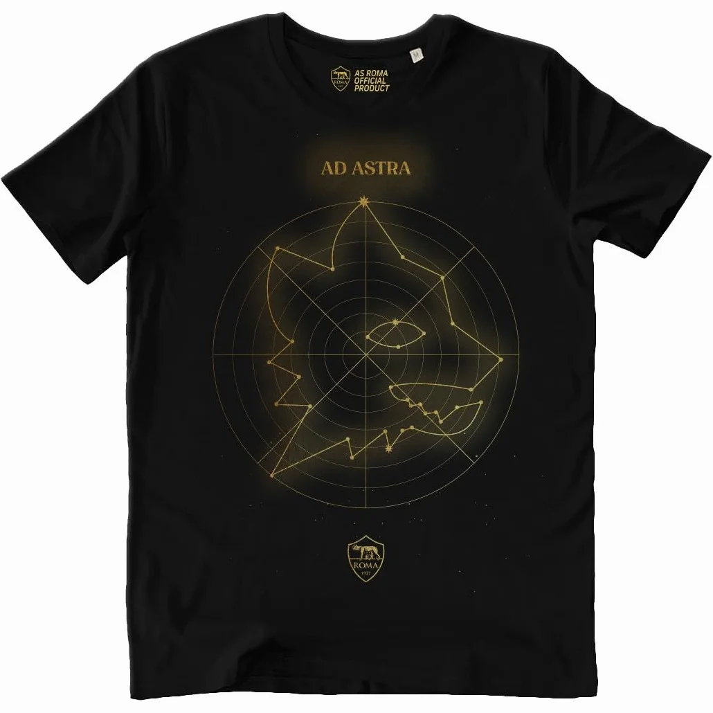 AS Roma As Roma Tee Lupo Ad T-Shirt Unisex - Adulto