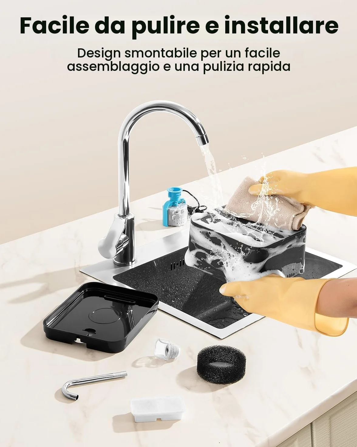 PawPoll Fontanella per Gatti, 2,2L Fontana per Gatti, Ultra Silenzioso, Facile da Pulire, Fontanella Gatto con LED e Filtro a Carbone Attivo, Adatto a Più Animali Domestici