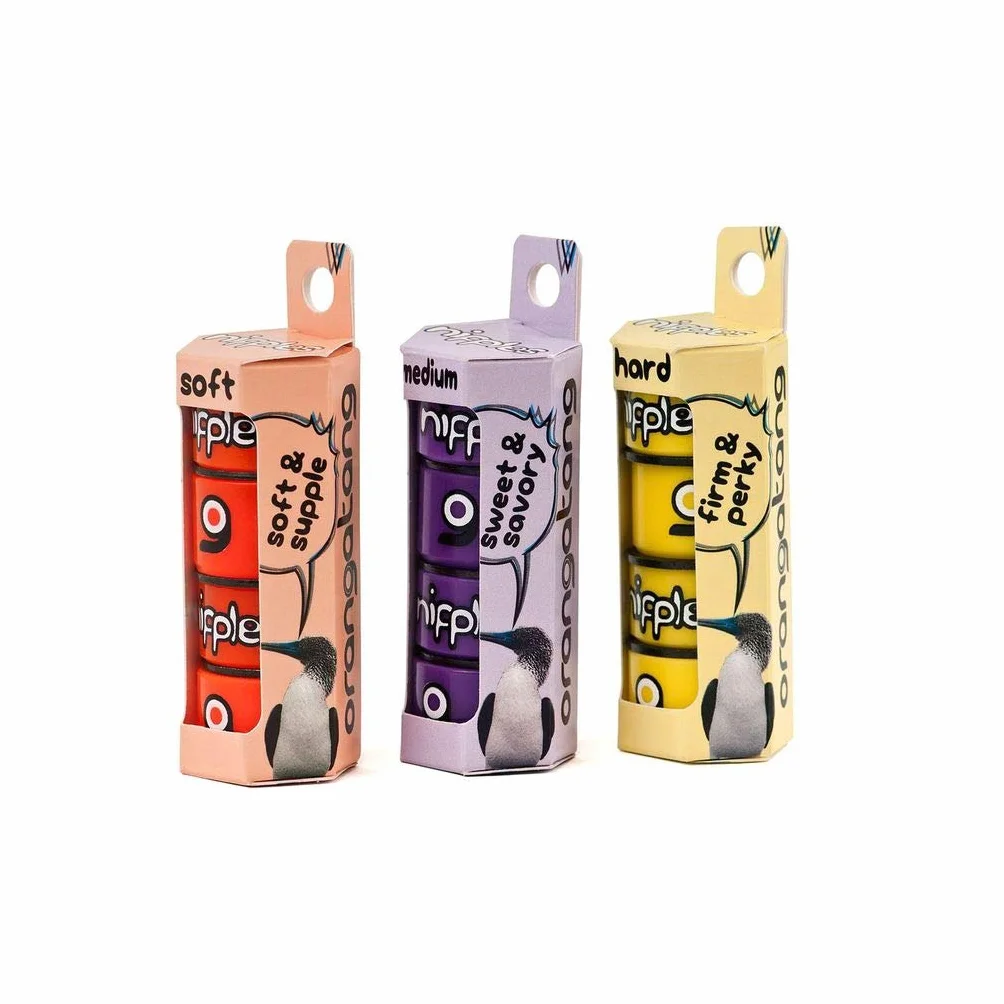 Orangatang Nipples Longboard Boccole camion skateboard set 4 giallo