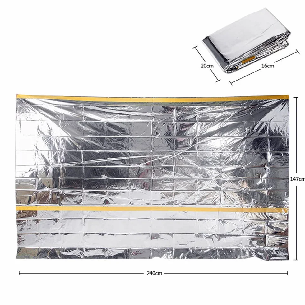 Tenda di emergenza impermeabile in Mylar Thermal Shelter per 2 persone