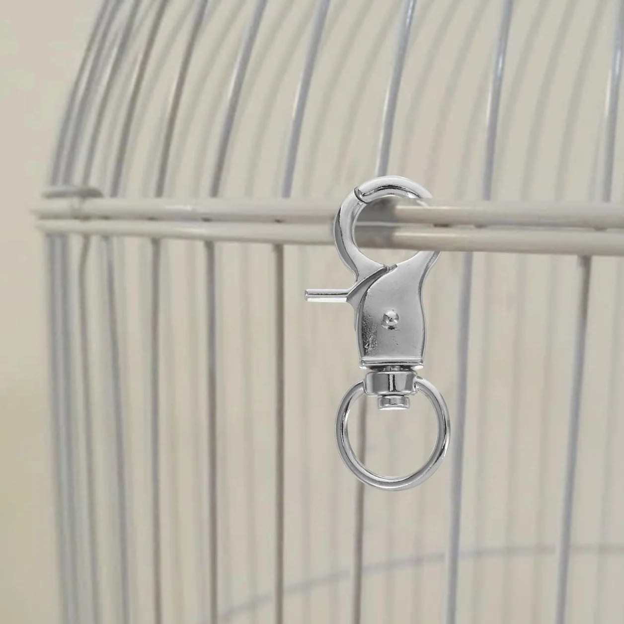 Beavorty 5 Pezzi Blocco Gabbia per Uccelli serrature per Porta di Gabbia di Coniglio Accessori per Uccelli per Gabbie chiusure di Aragosta Gancio Piccolo Lucchetto per Gabbia per Uccelli Pappagallo