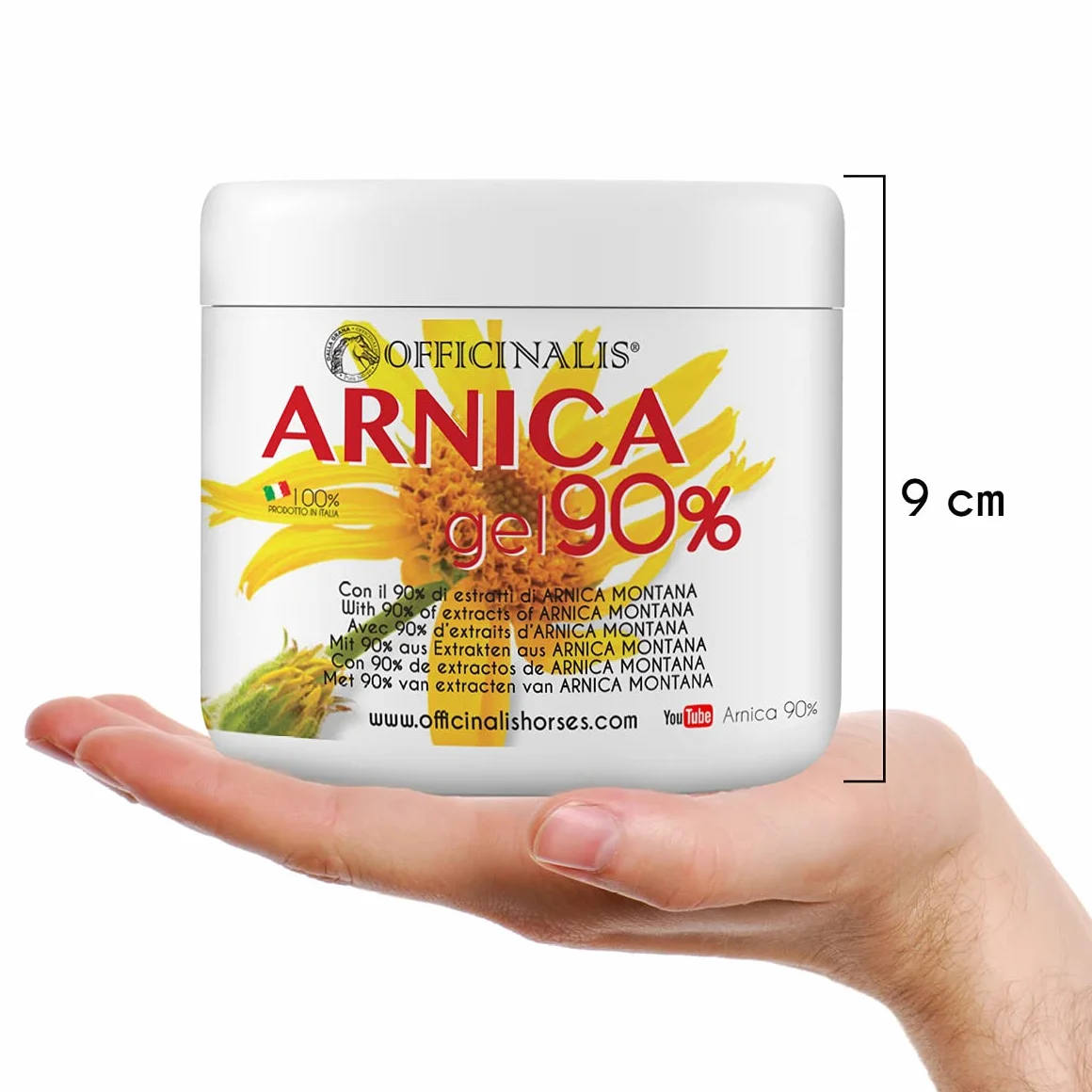 Arnica Montana Gel 90% 500 Ml Massaggio Muscoli Articolazioni Naturale