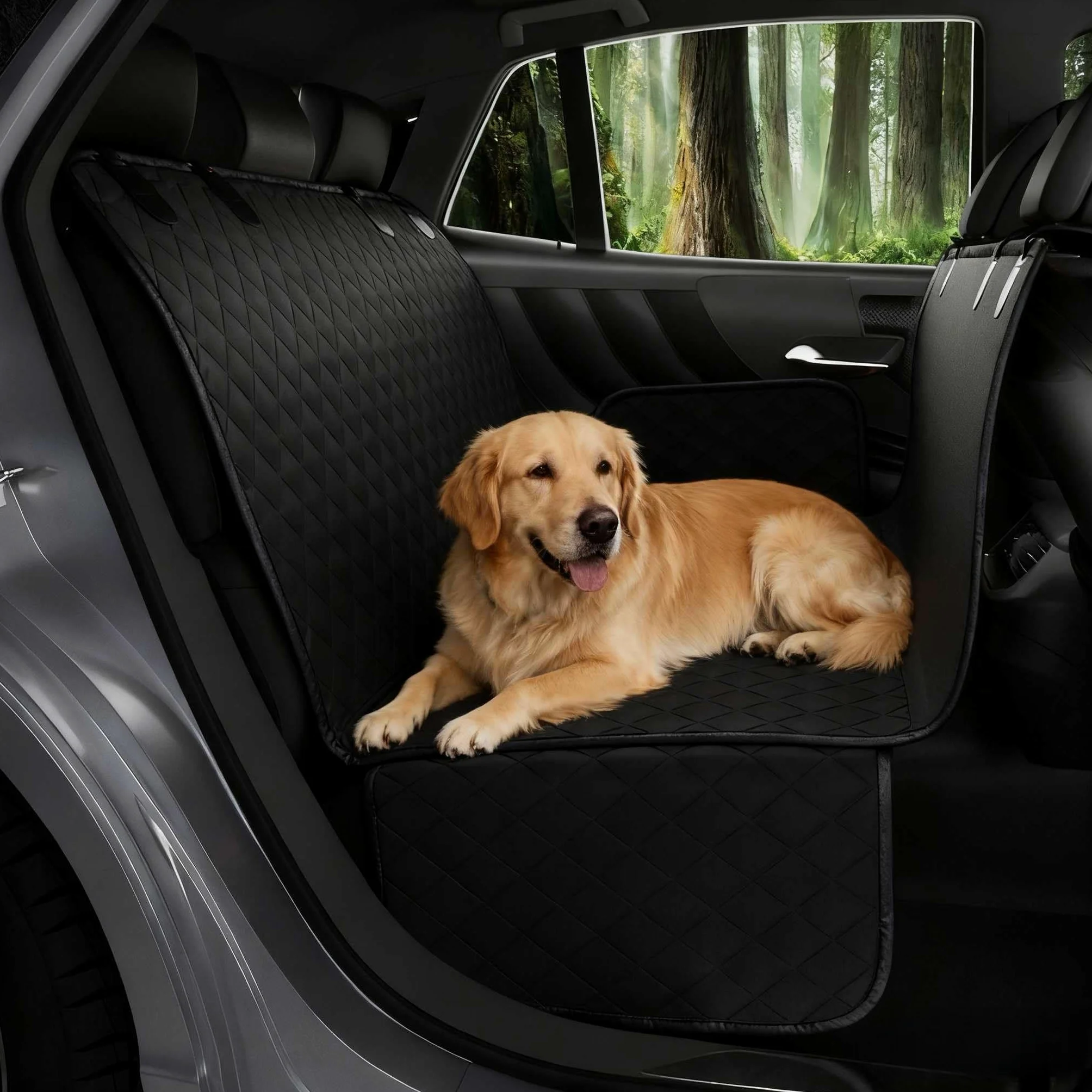 Coprisedile Auto per Cani per 2005-2009 Ford Mustang V8 GT 2-Door, mpermeabile, Antiscivolo e AntiGraffio, Durevole Antiscivolo Telo Cane