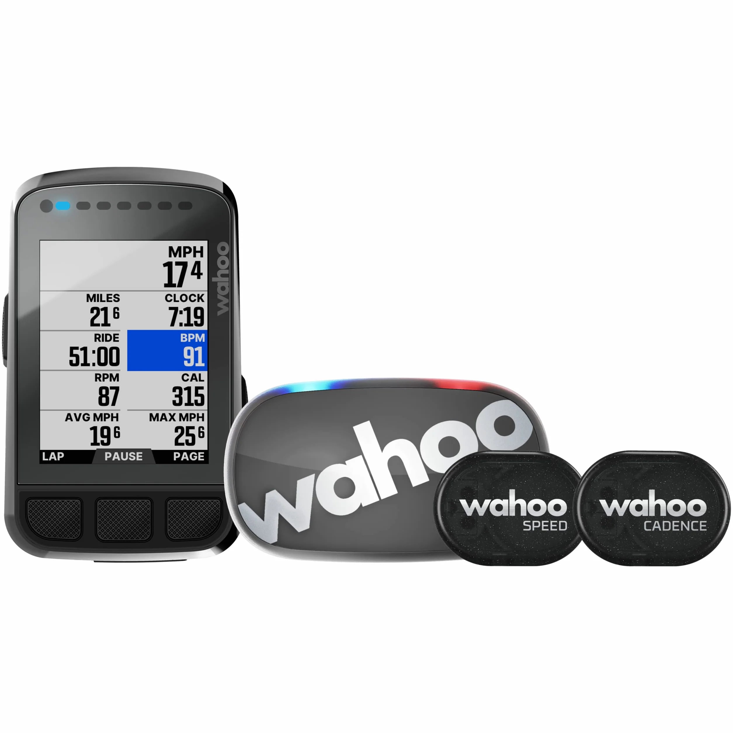 Wahoo Fitness ELEMNT BOLT V2 Bundle, nero, Taglia unica