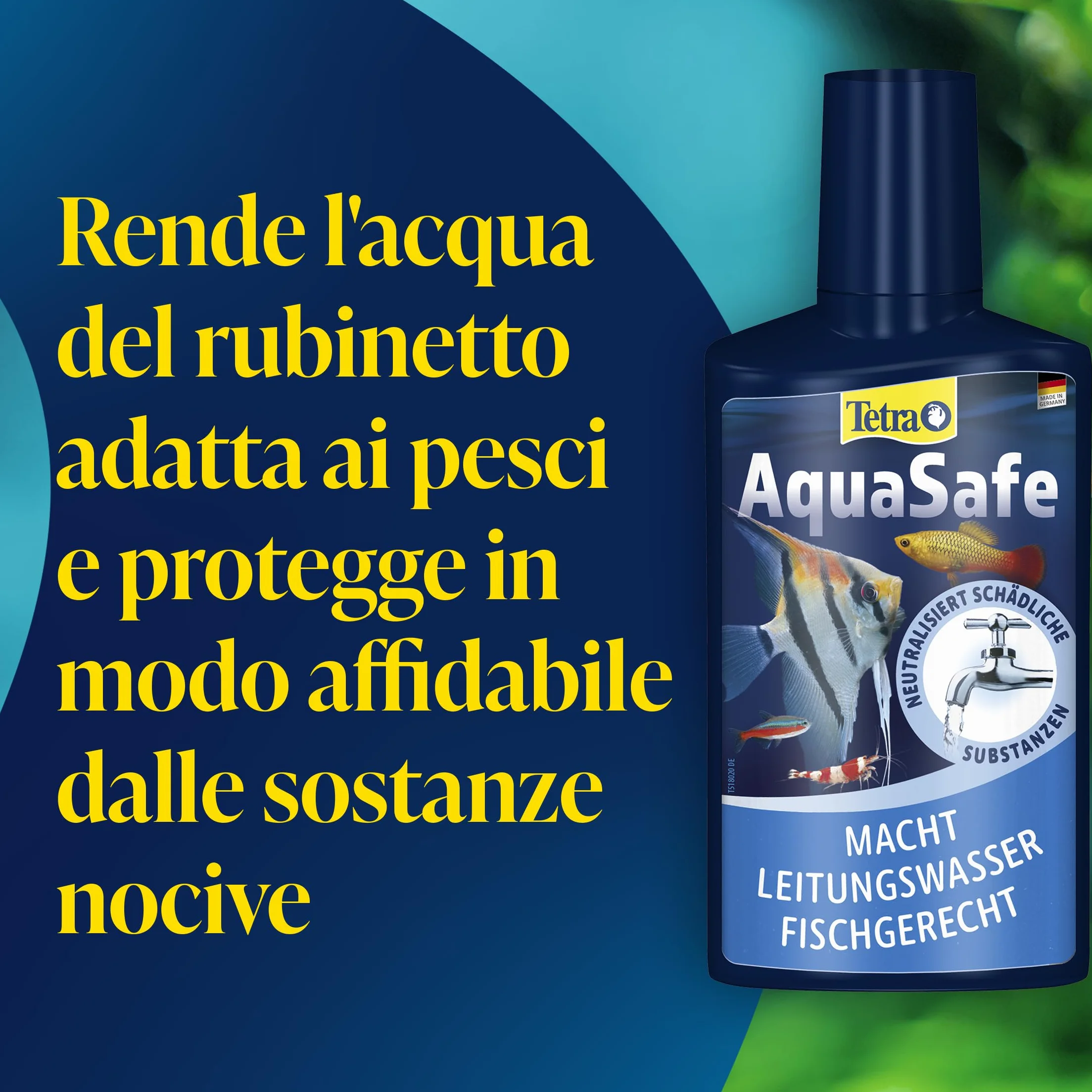 Tetra AquaSafe 500 ml - Neutralizza le Sostanze Dannose per i Pesci