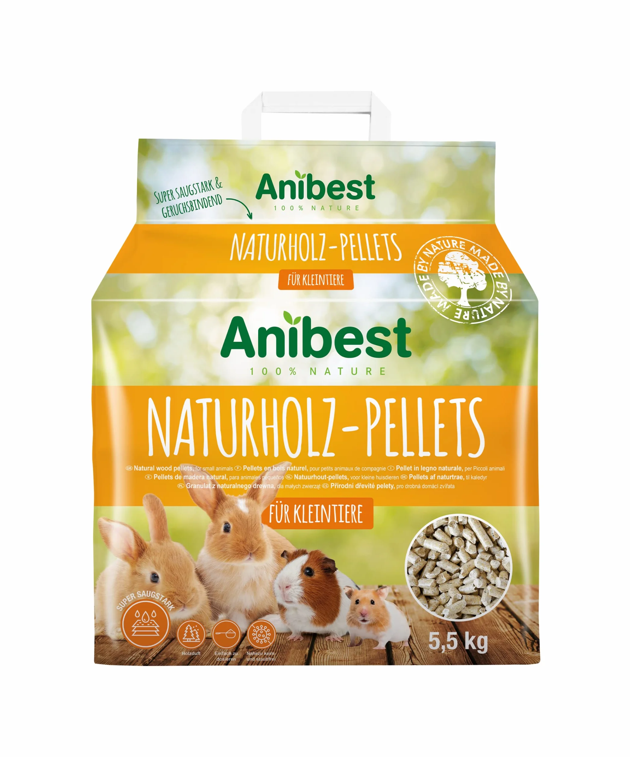 Anibest Pellet per Piccoli Animali - 5,5 kg