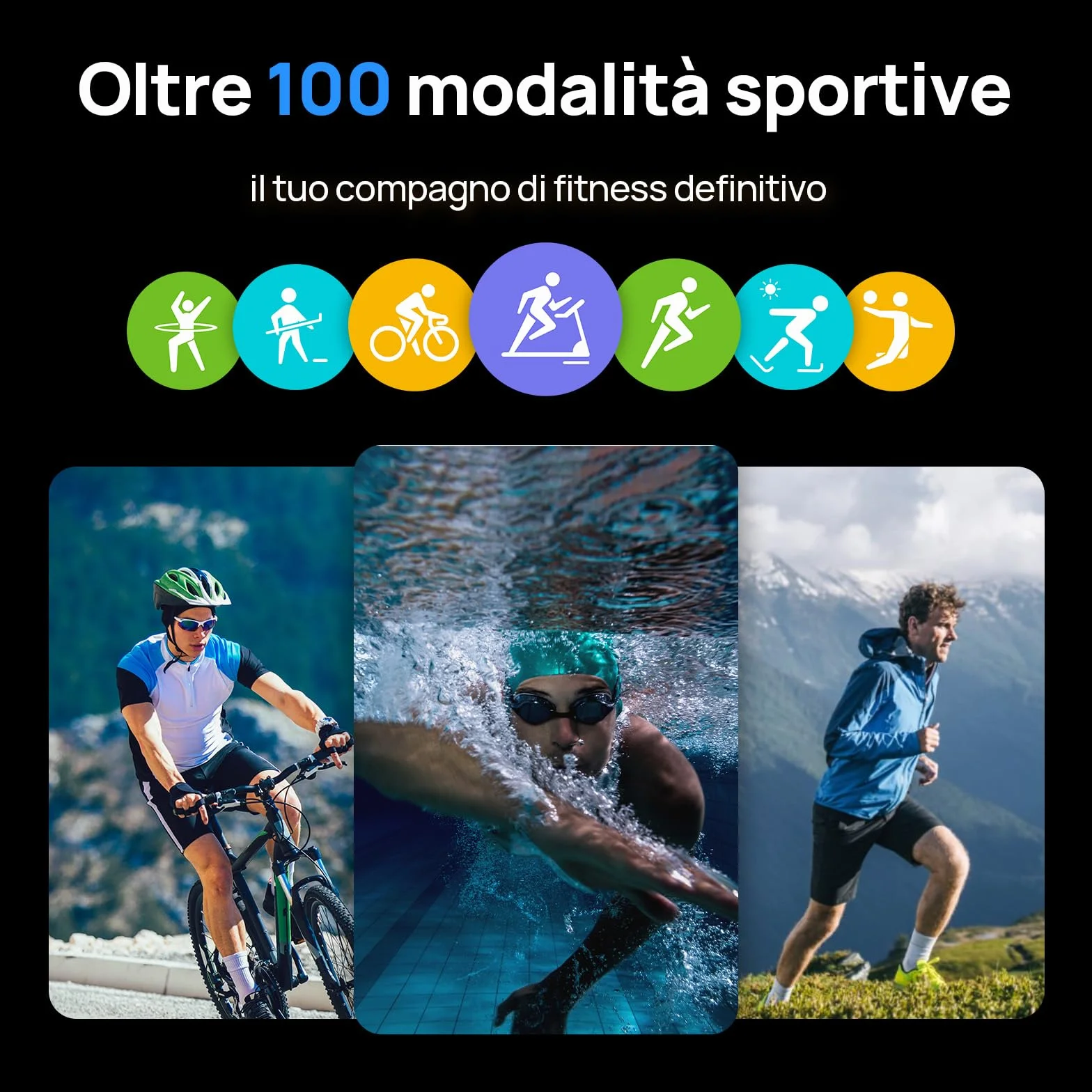 Mibro WATCH GT GPS Smartwatch per uomo donna con 1,43" AMOLED,Assistente intelligente,Chiamata Bluetooth,Design Elegante,100+ Sportivo e 5ATM, Autonomia 8 Giorni, Notifiche,iOS e Android