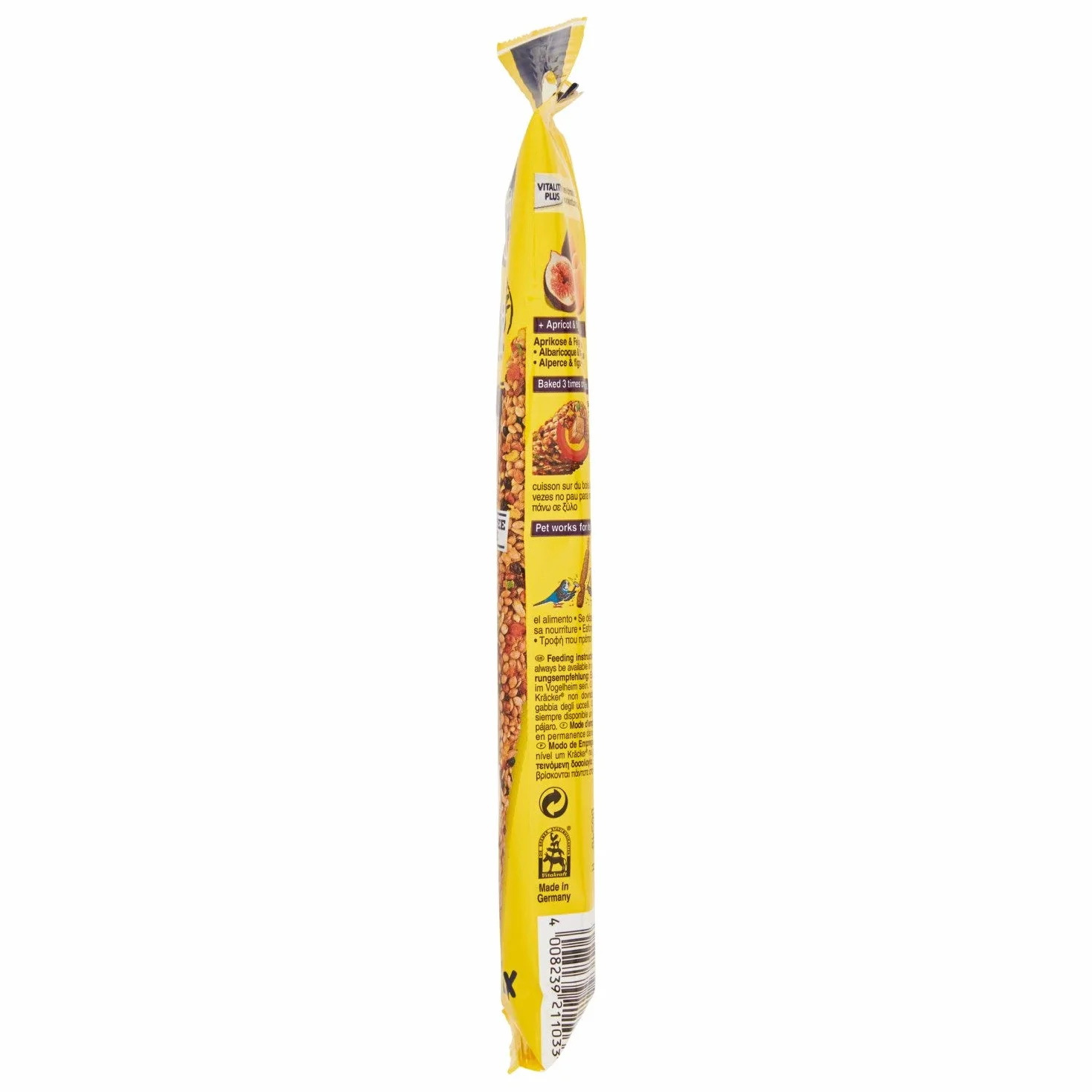 Vitakraft Kräcker®, kracker per uccelli, albicocca & fico per pappagallini