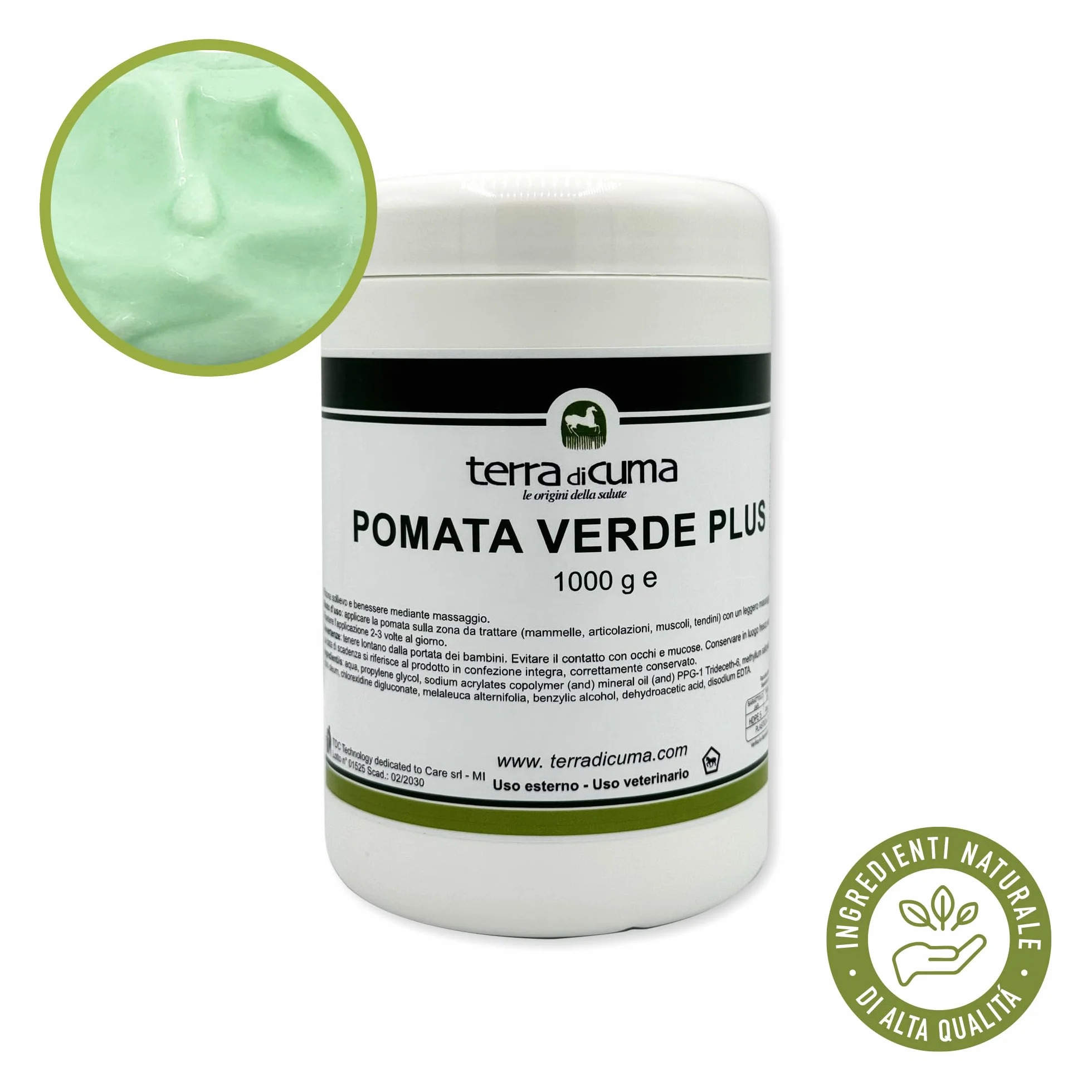 Terra di Cuma Pomata Verde Plus - 1 Kg