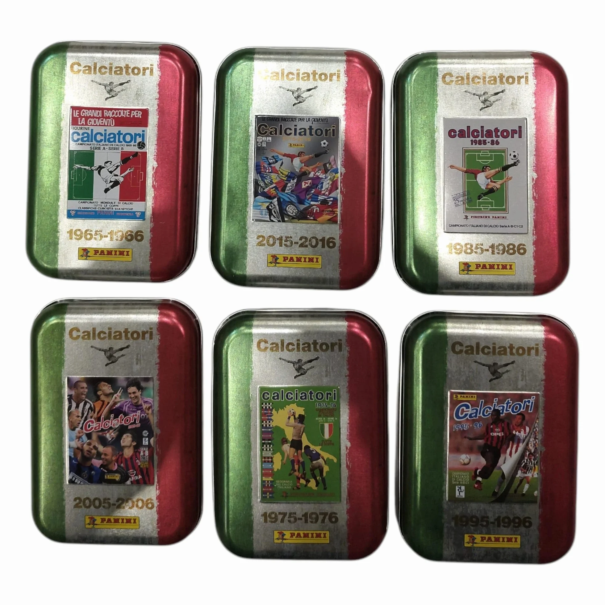 Panini Calciatori 2025-2026 50 Bustine + 10 Omaggio + 1 Tin Box Vuoto