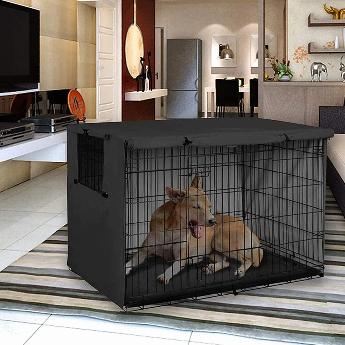 Trasportino per Cani Impermeabile 78,7 x 50,8 x 53,3 cm Nero