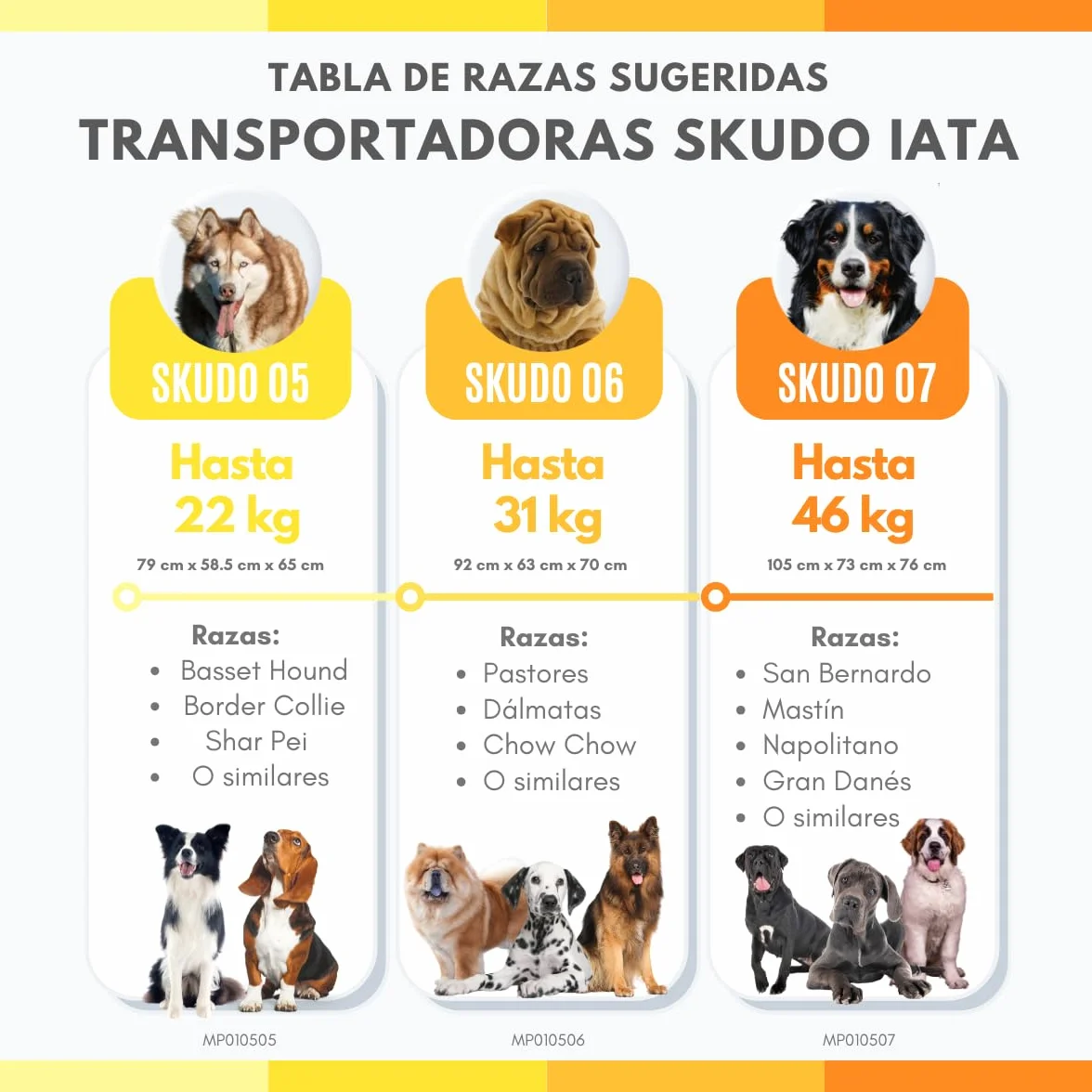 TRASPORTINO SKUDO IATA 6 CM.92X63X70H