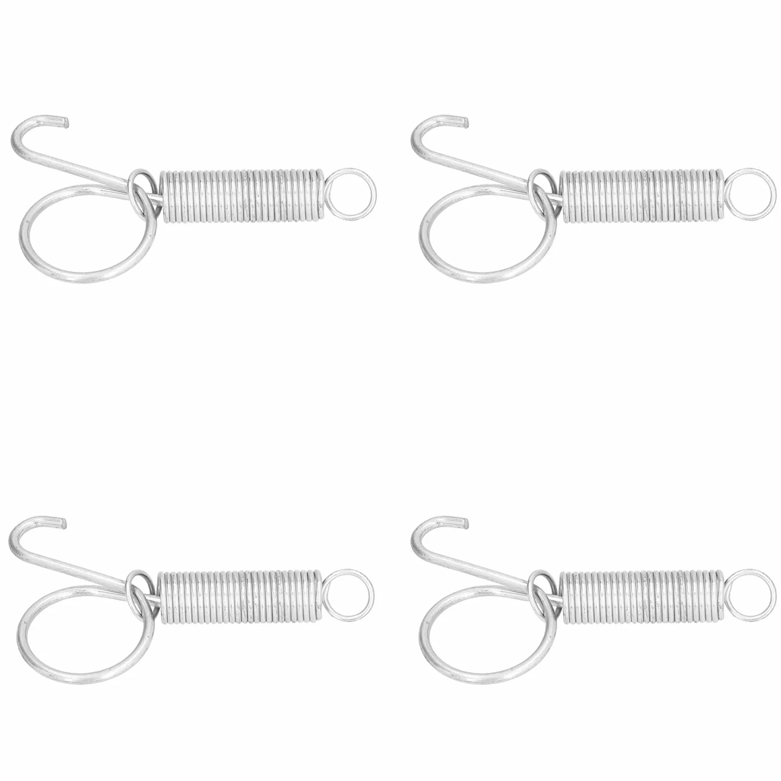 20 ganci a molla in metallo per gabbia, gancio a molla per fissaggio di gabbie per animali domestici e conigli, attrezzature agricole L 7,3 x 2,2 cm