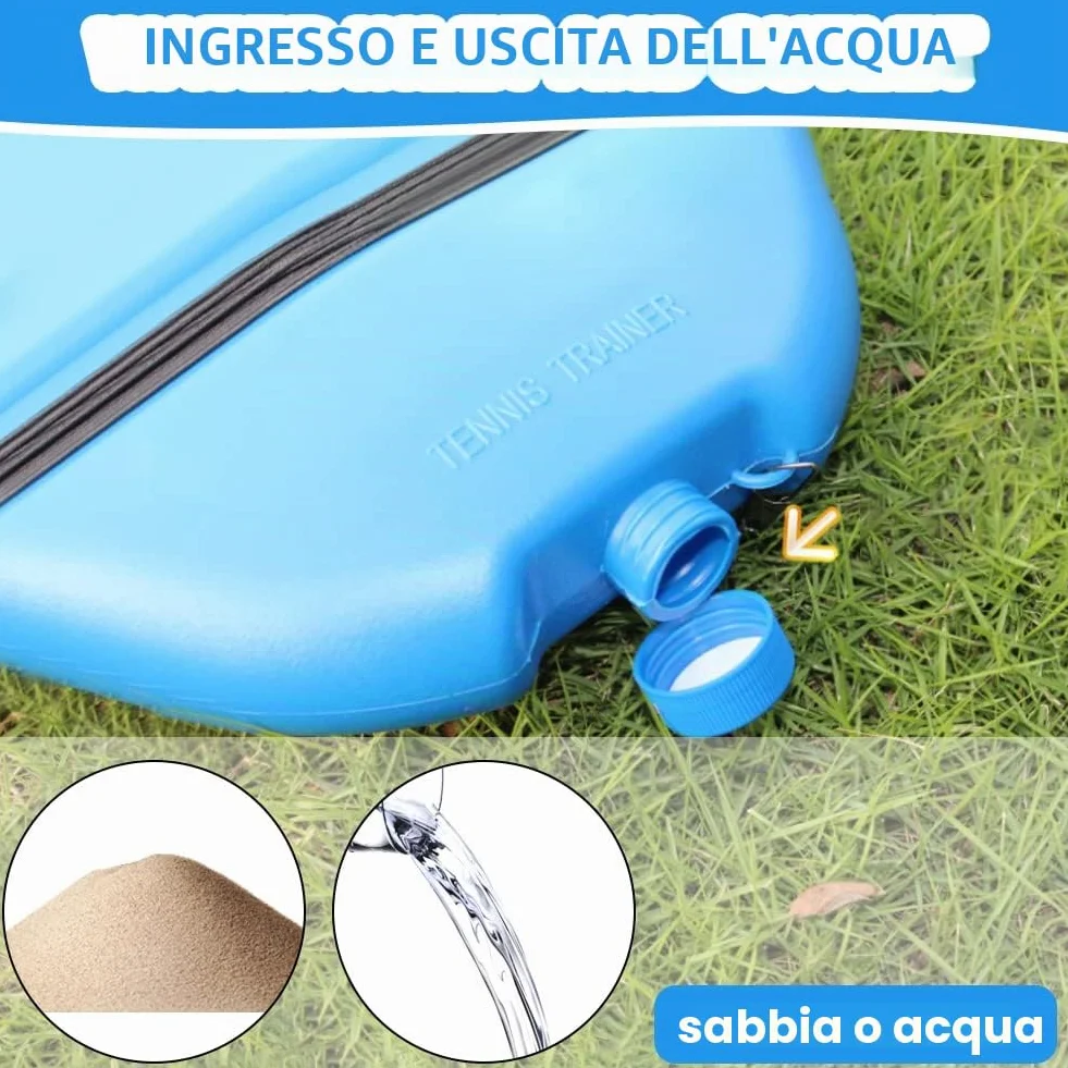 Set di 2 palline per allenamento da tennis per adulti