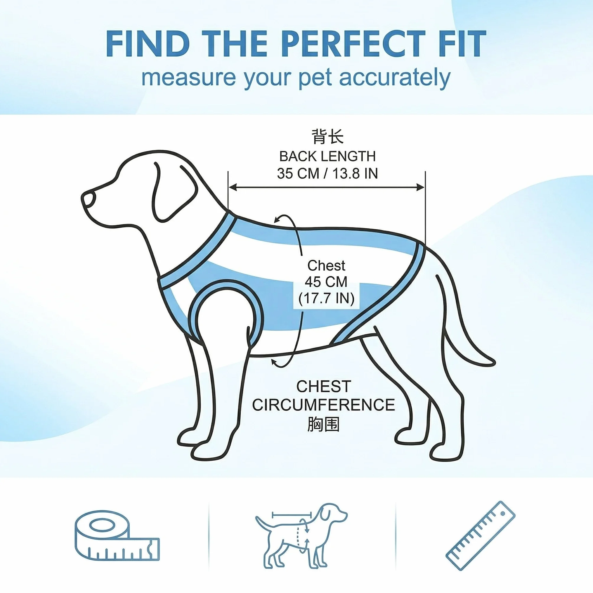 Maglia Cane Canotta Per Cani Bianco Blu L Tifosi