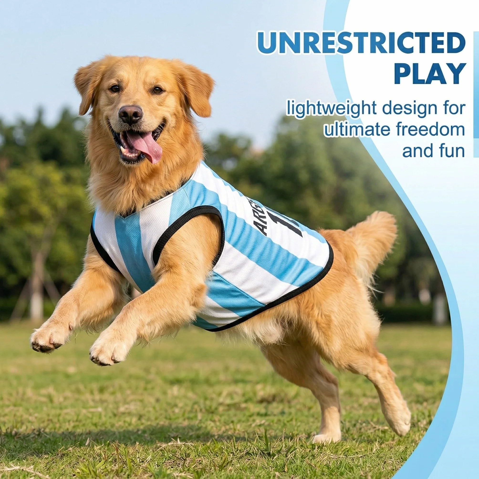 Maglia Cane Canotta Per Cani Bianco Blu L Tifosi