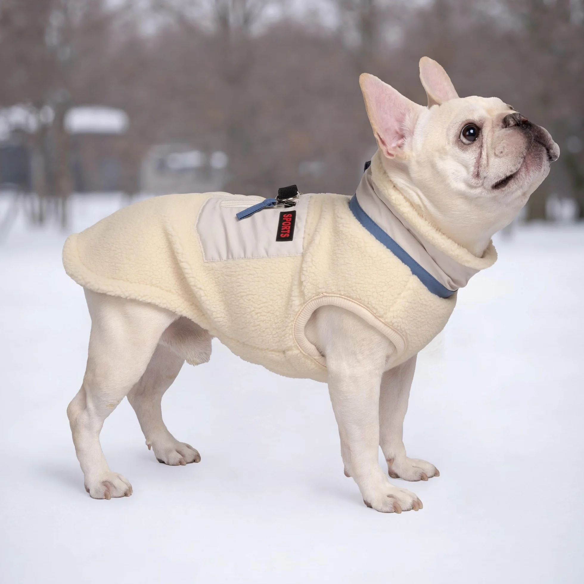 FEimaX Cappotto Invernale Giacca in Pile Caldo per Cani Piccola e Media Taglia