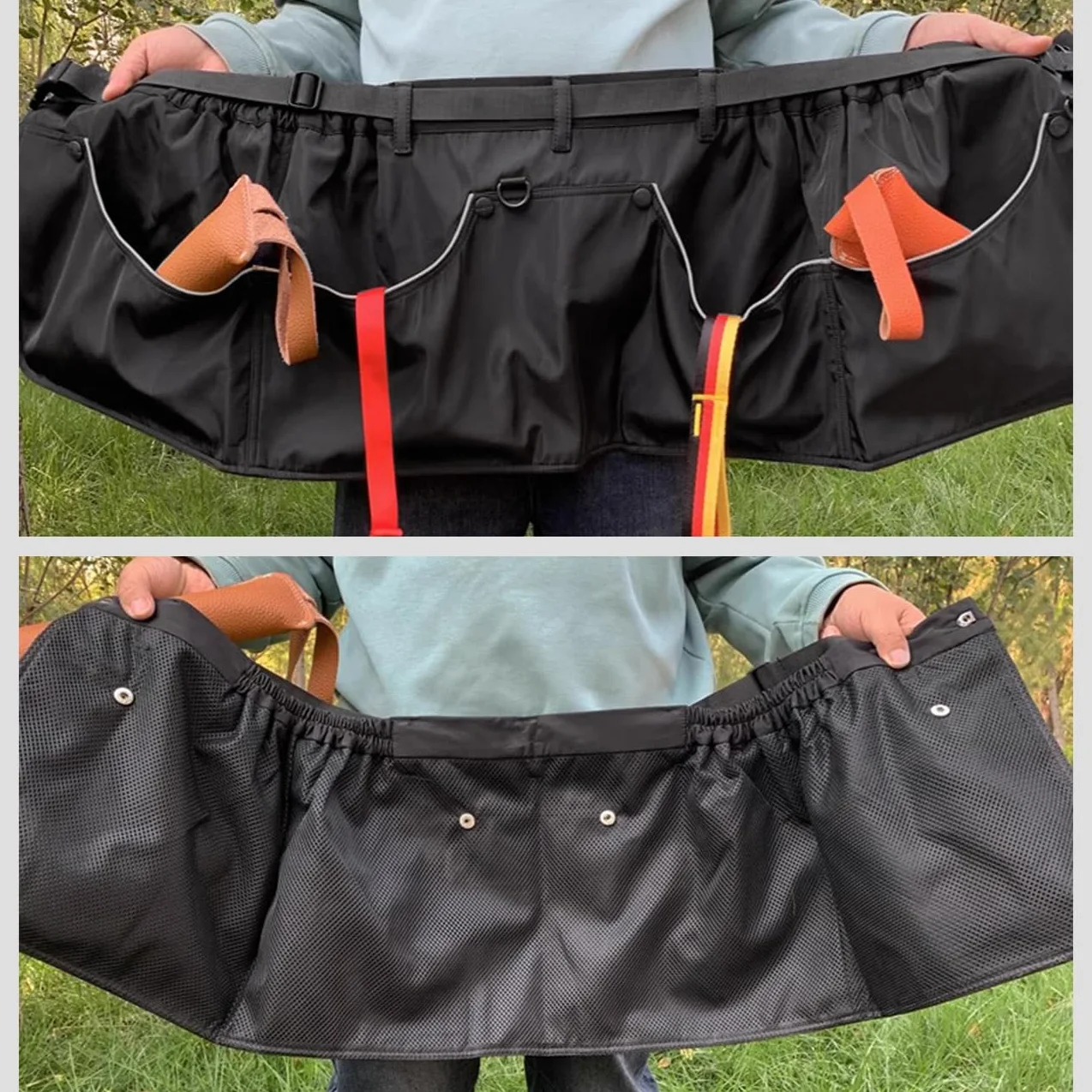 Grembiule da addestramento per cani con tasche multiple e cinturino in vita Pantaloni da addestramento regolabili per cani Pantaloncini impermeabili per addestramento cani Abbigliamento per