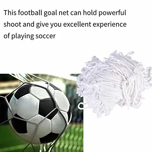 Rete da Calcio in Fibra di Polipropilene 4x2 + 3x2 m - Attrezzature per Allenamento Sport e Giochi