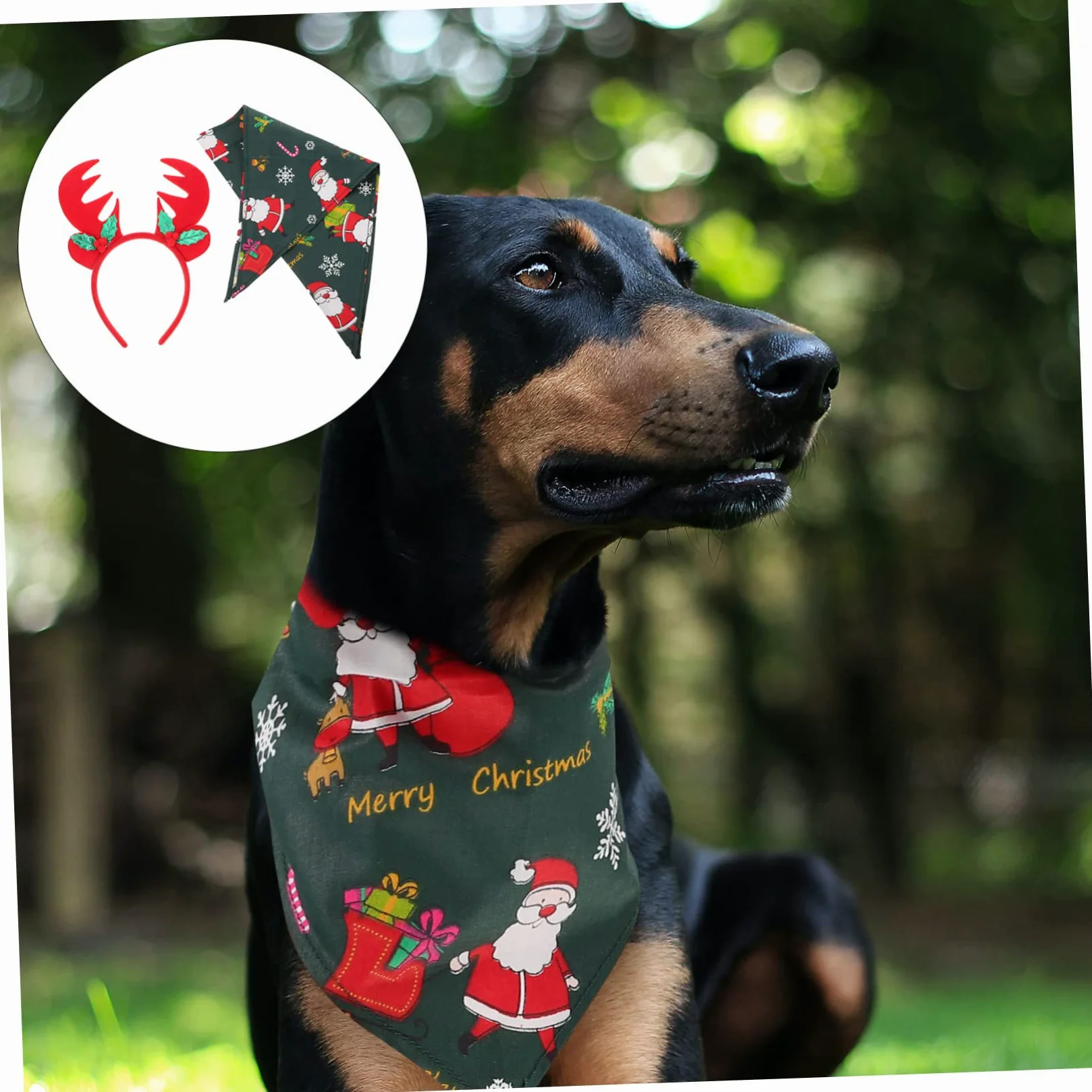 POPETPOP 3 Set di Bandane Natalizie per Cani Sciarpe E Foulard Riutilizzabili E Lavabili Accessori per Cani