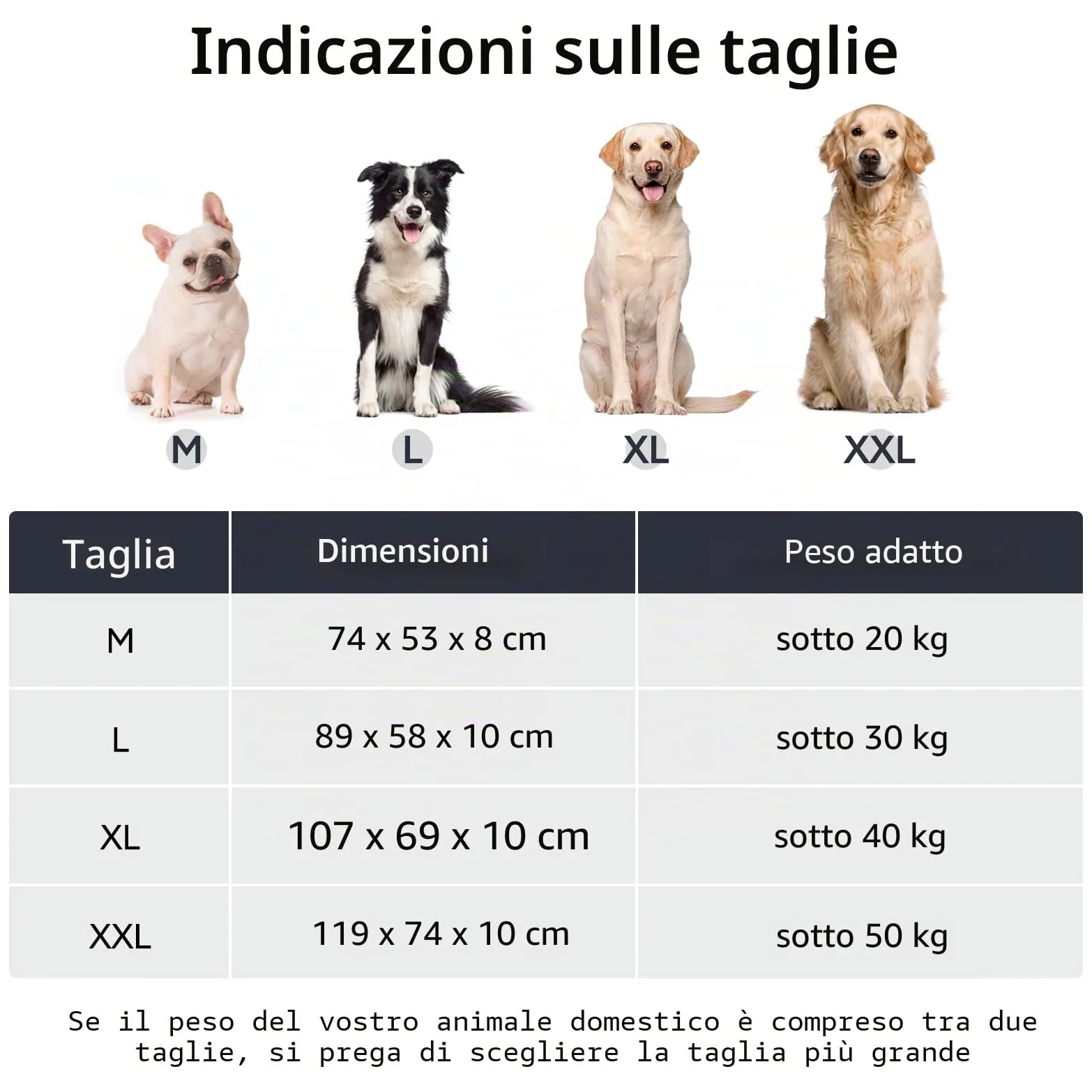 Pawk Cuccia Cane Interno, Cuscino per Cani Taglia Grande, Cuscino Cane Sfoderabile e Lavabile, Cuccia per Cani Soffice Traspirante Antiscivolo, 89x58x10cm