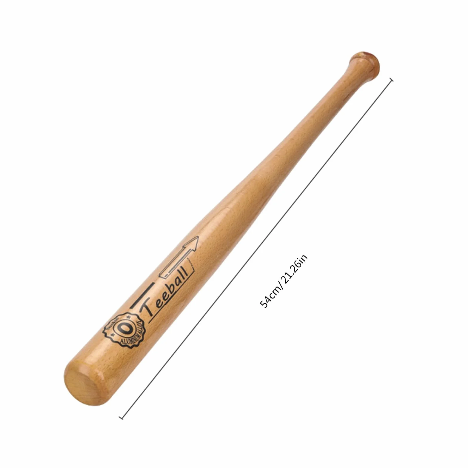 Mazza da Baseball in Legno Duro Professionista - Bastone per Allenamento e Competizione