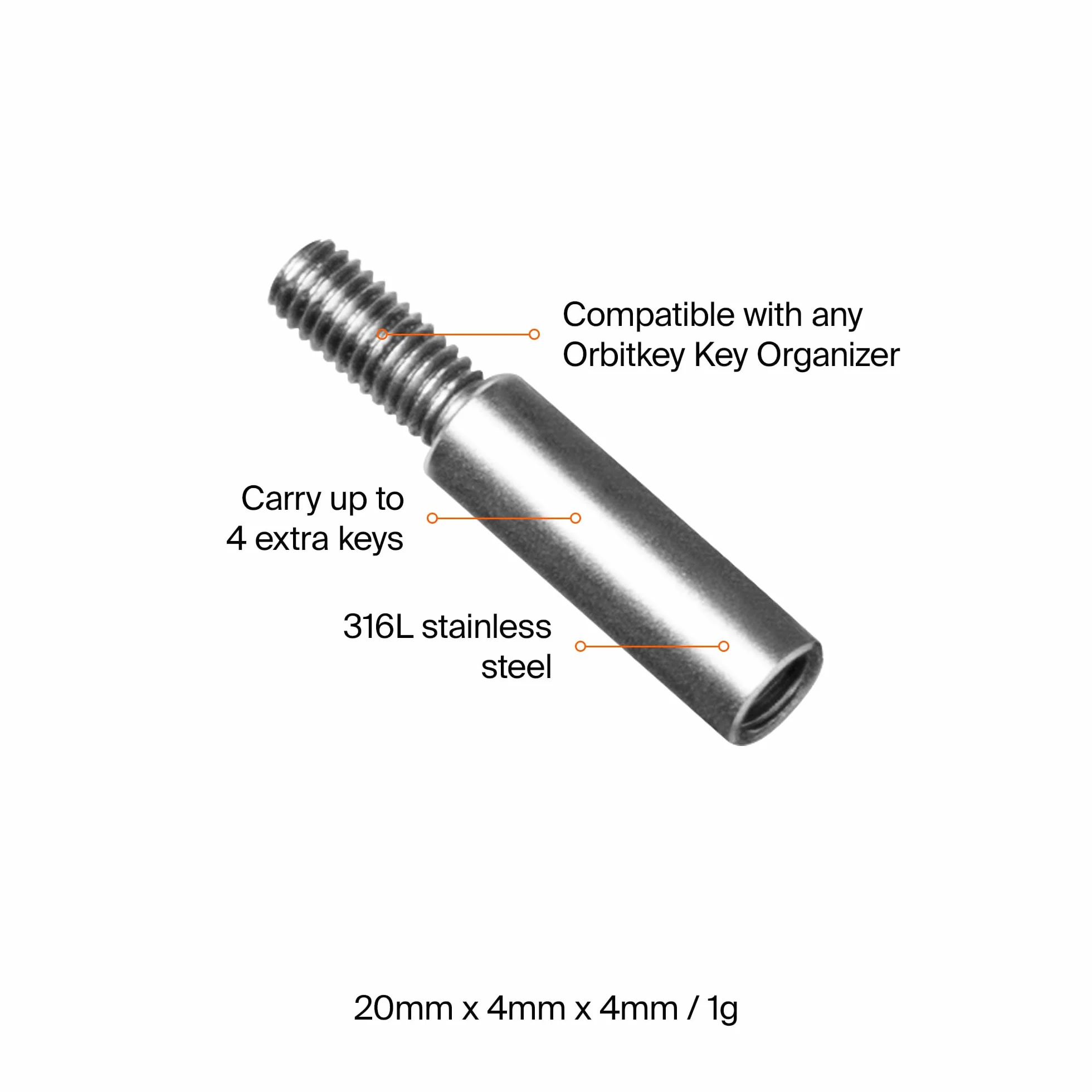 Orbitkey Lima per unghie e specchio Orbikey