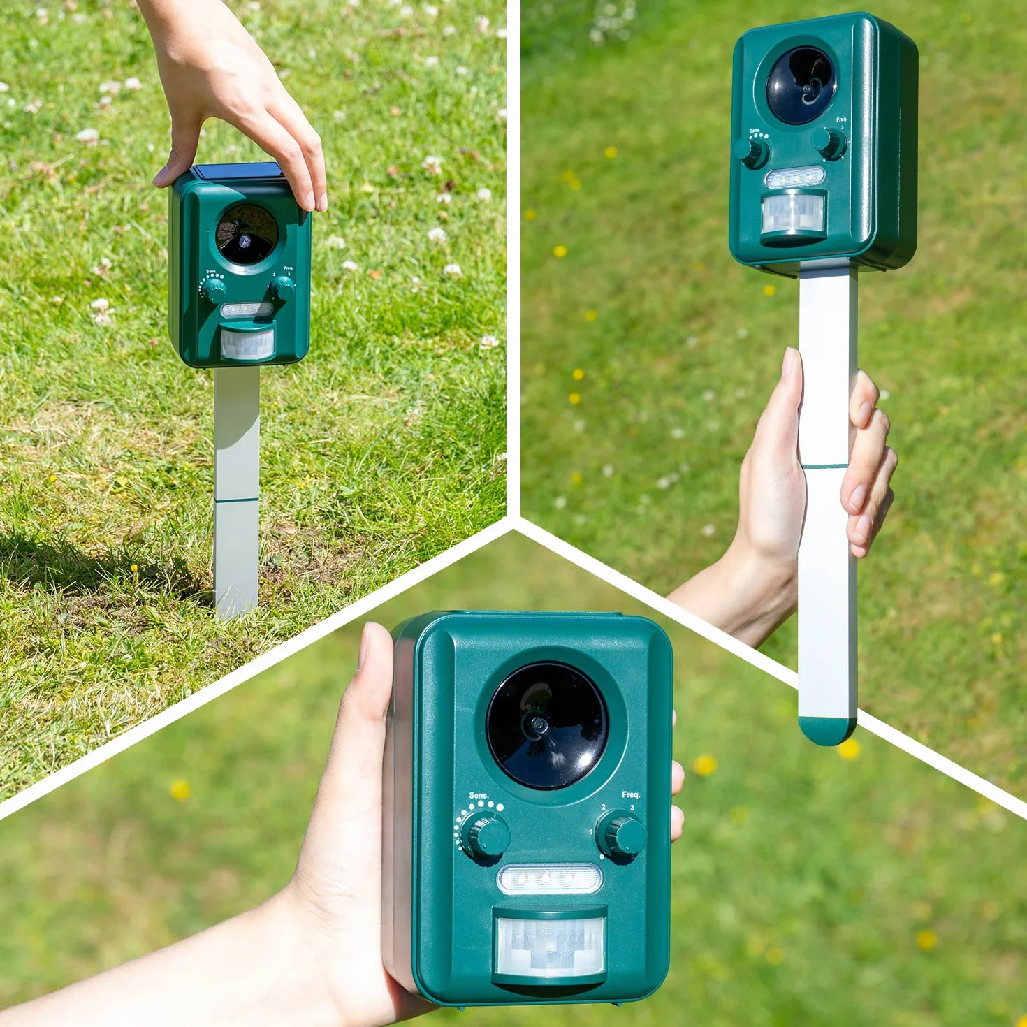 VOSS.sonic Repellente 2000 scaccia Gatti, Cani ad ultrasuoni