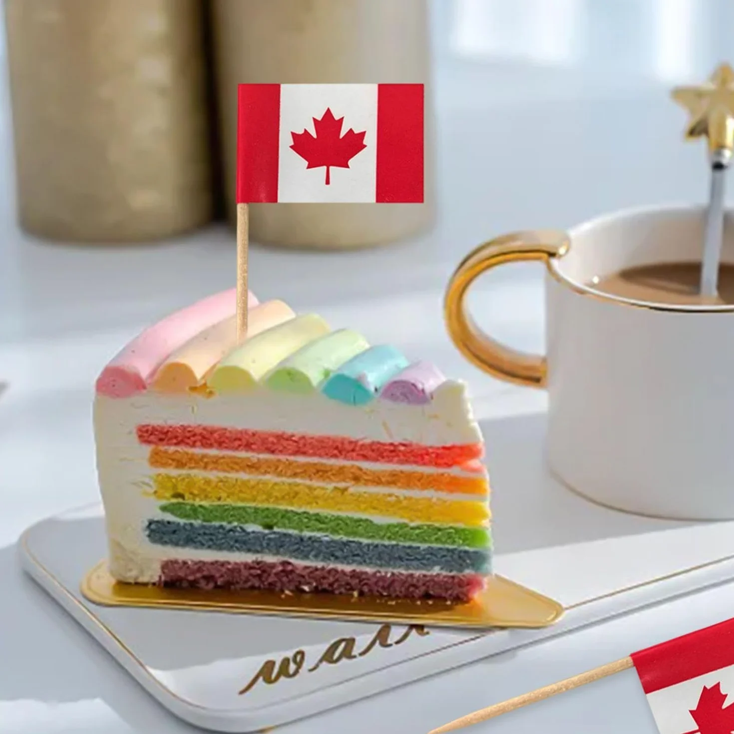 Bandiere Canadesi 200 sztuk Bandiere della Coppa del Mondo