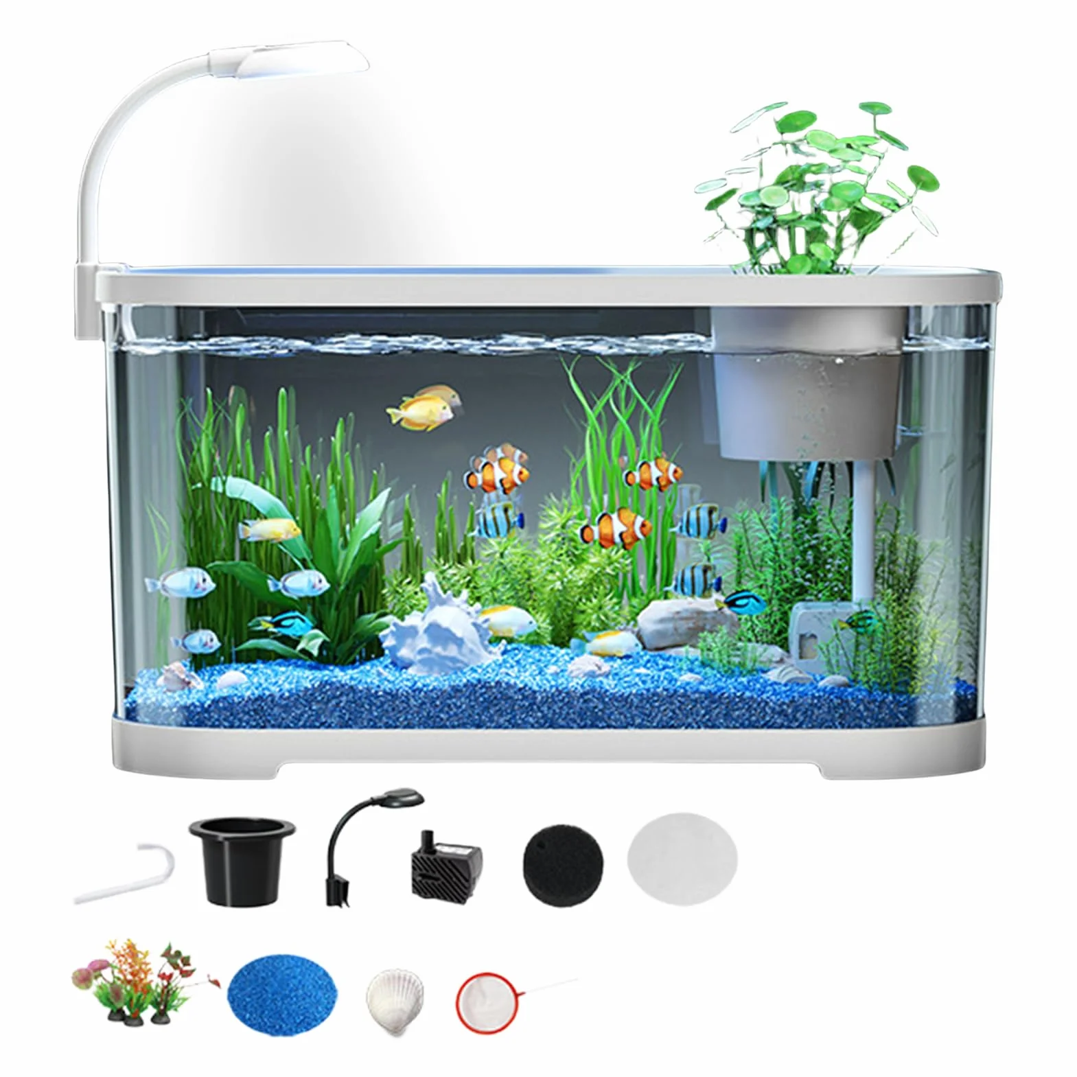 Kit Per Principianti Di Acquari ABS Decorazioni Per Tartarughe Terrestri Rane