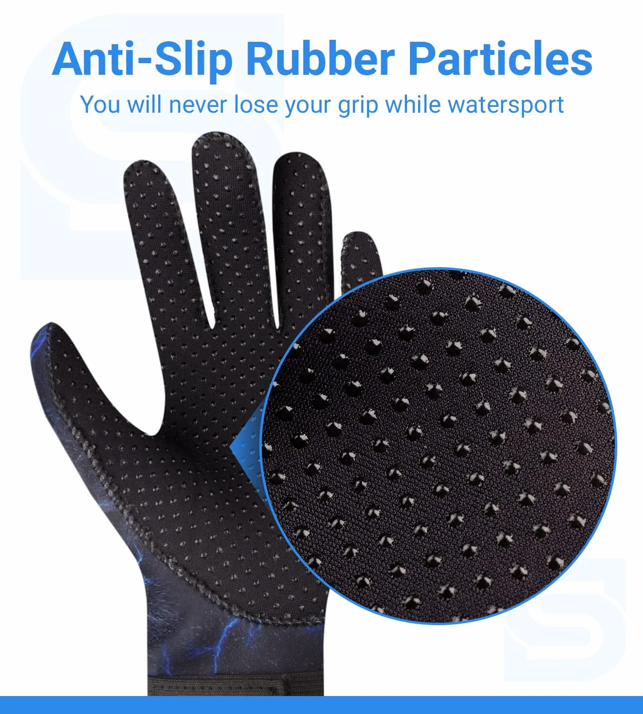 Guanti Sub 3mm Guanti Neoprene Donna Uomo Elastico Termico Guanti da Sub Anti Scivolo Guanti in Neoprene per Immersioni Subacquee Surf Snorkeling Pesca