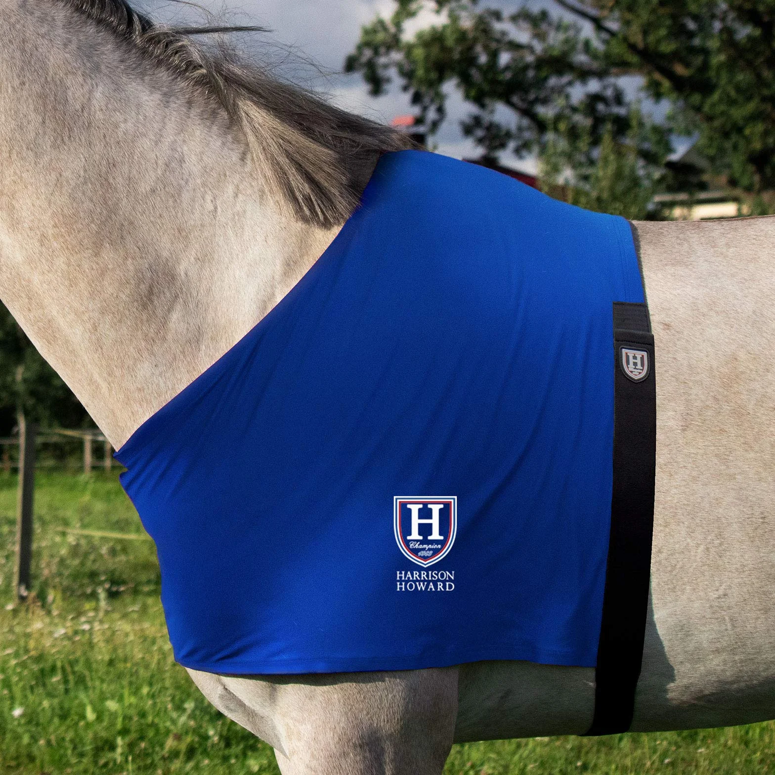 Harrison Howard Stretch Vest Anti Rub Bib Withers Shoulder Guard Horse Chest Saver Protector Midnight Blue