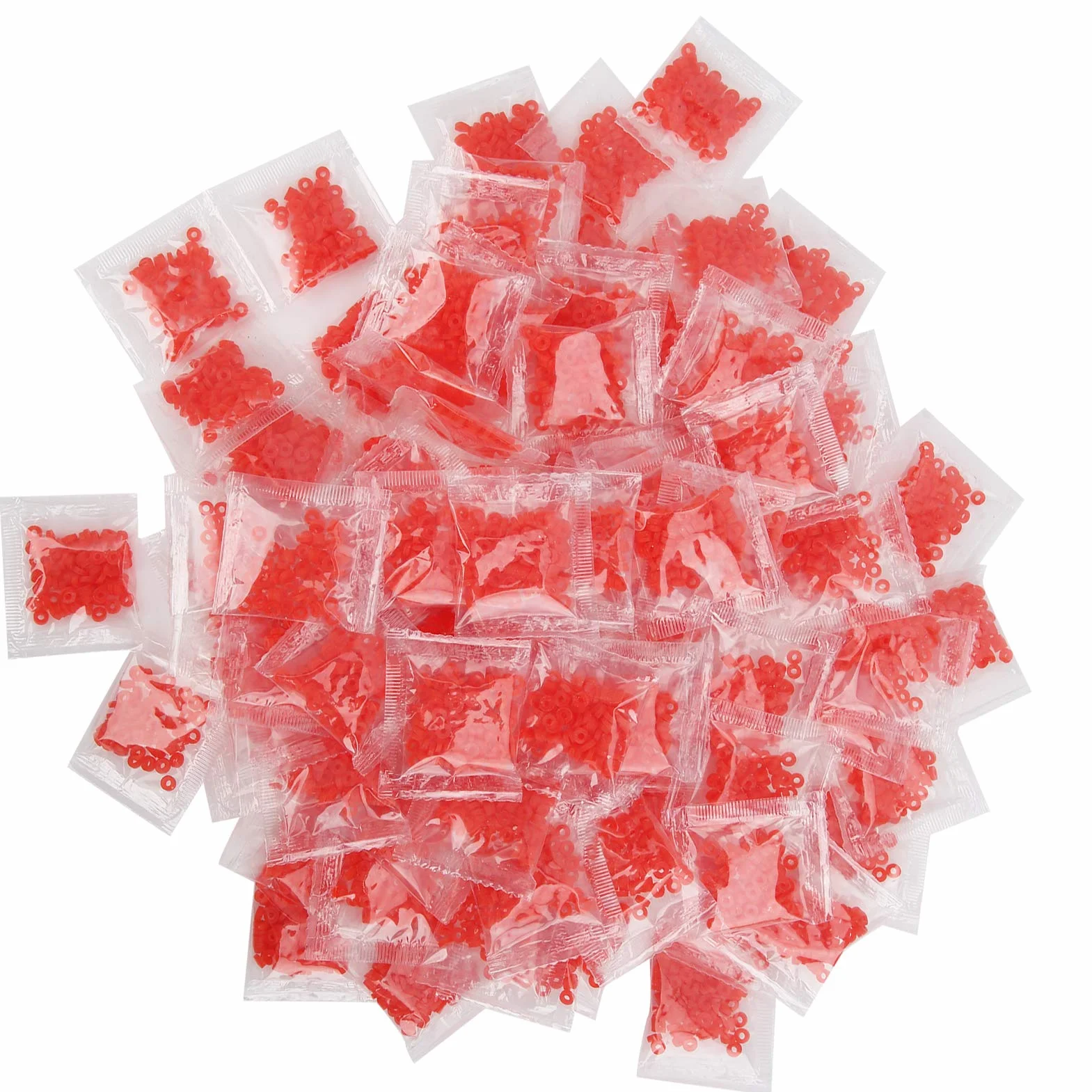 Fascette Elastiche Pesca 100 Borse 9000 Pezzi Rosso Forte Durevole