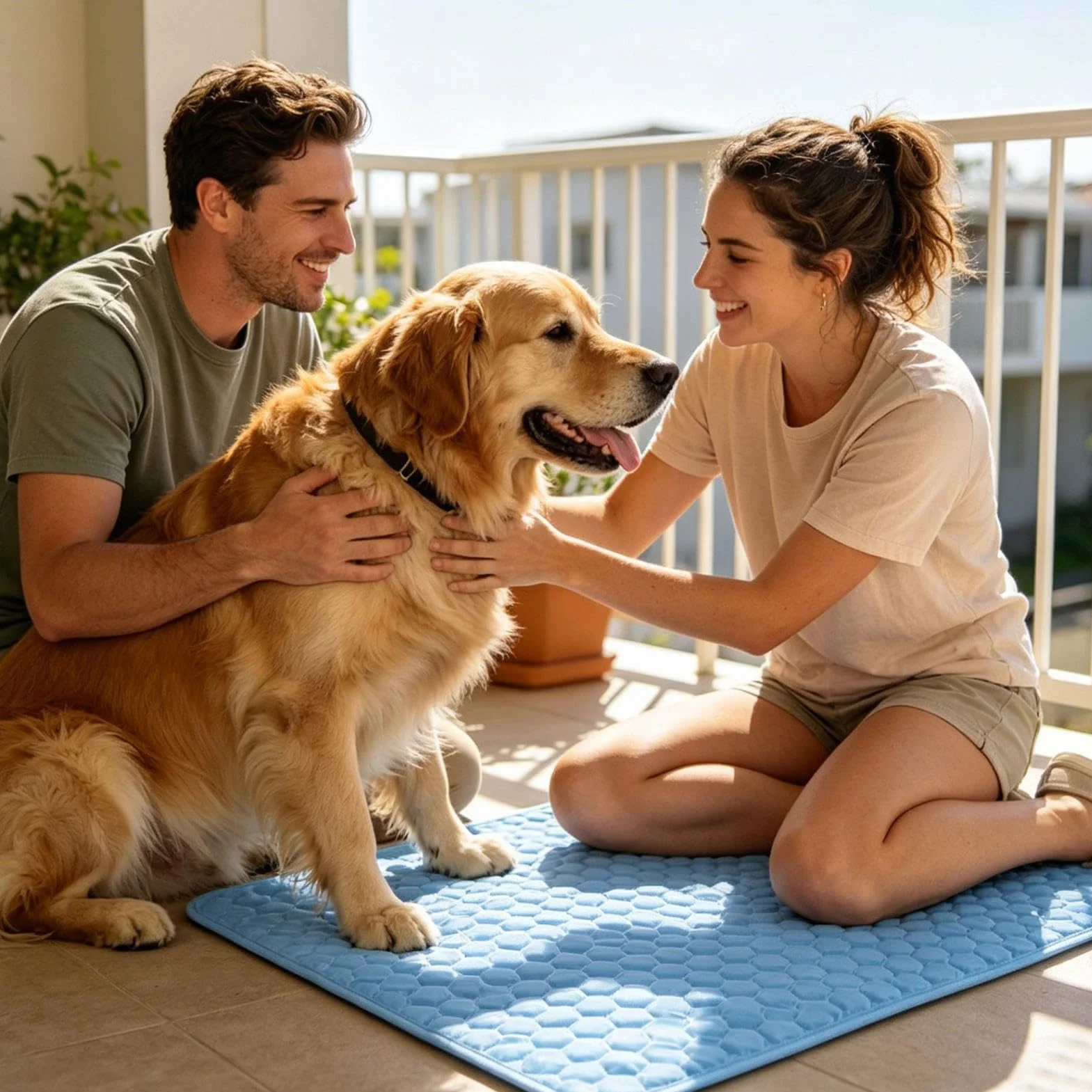 Tappetino refrigerante per cani e cuccioli | Cuscino estivo per animali domestici, traspirante per gatti, per interni e trasporto