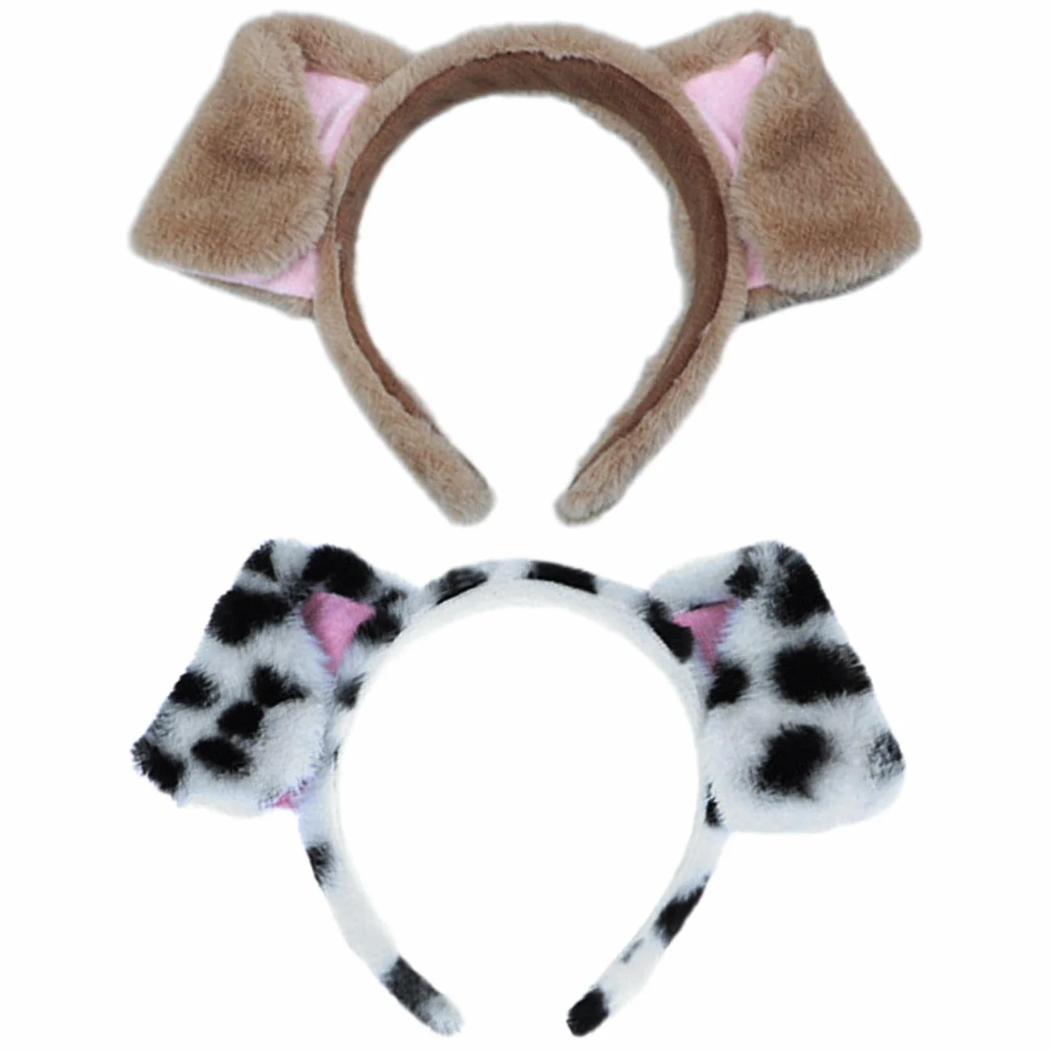 Confezione Da 2 Fasce Per Orecchie Per Cani, Graziose Fasce Per Capelli In Peluche, Copricapo Da Cartone Animato, Accessori Per Prestazioni Per Donne, Accessori Di Abbigliamento