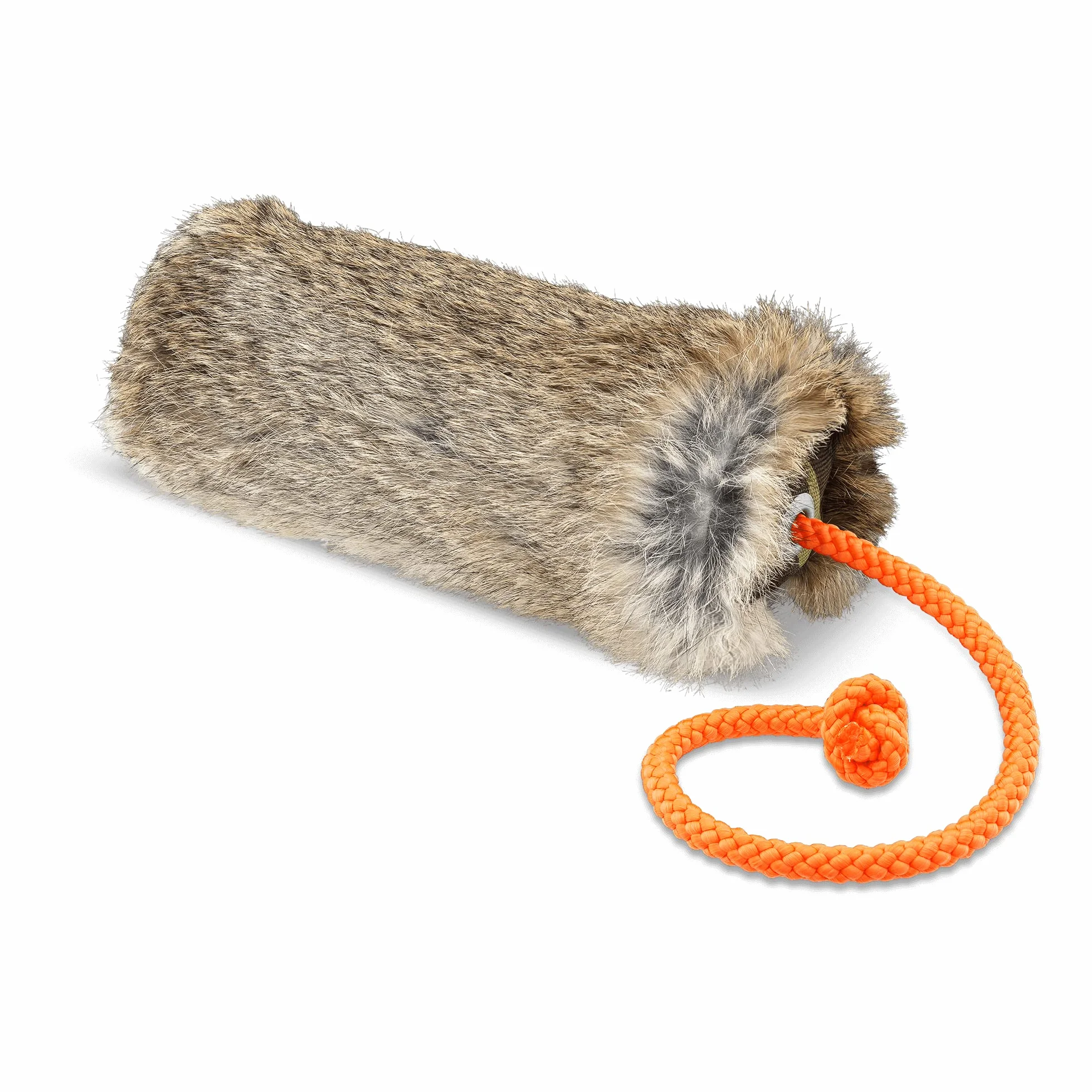 Firedog - Dummy per cibo con pelliccia di coniglio, con chiusura lampo, impermeabile e lavabile