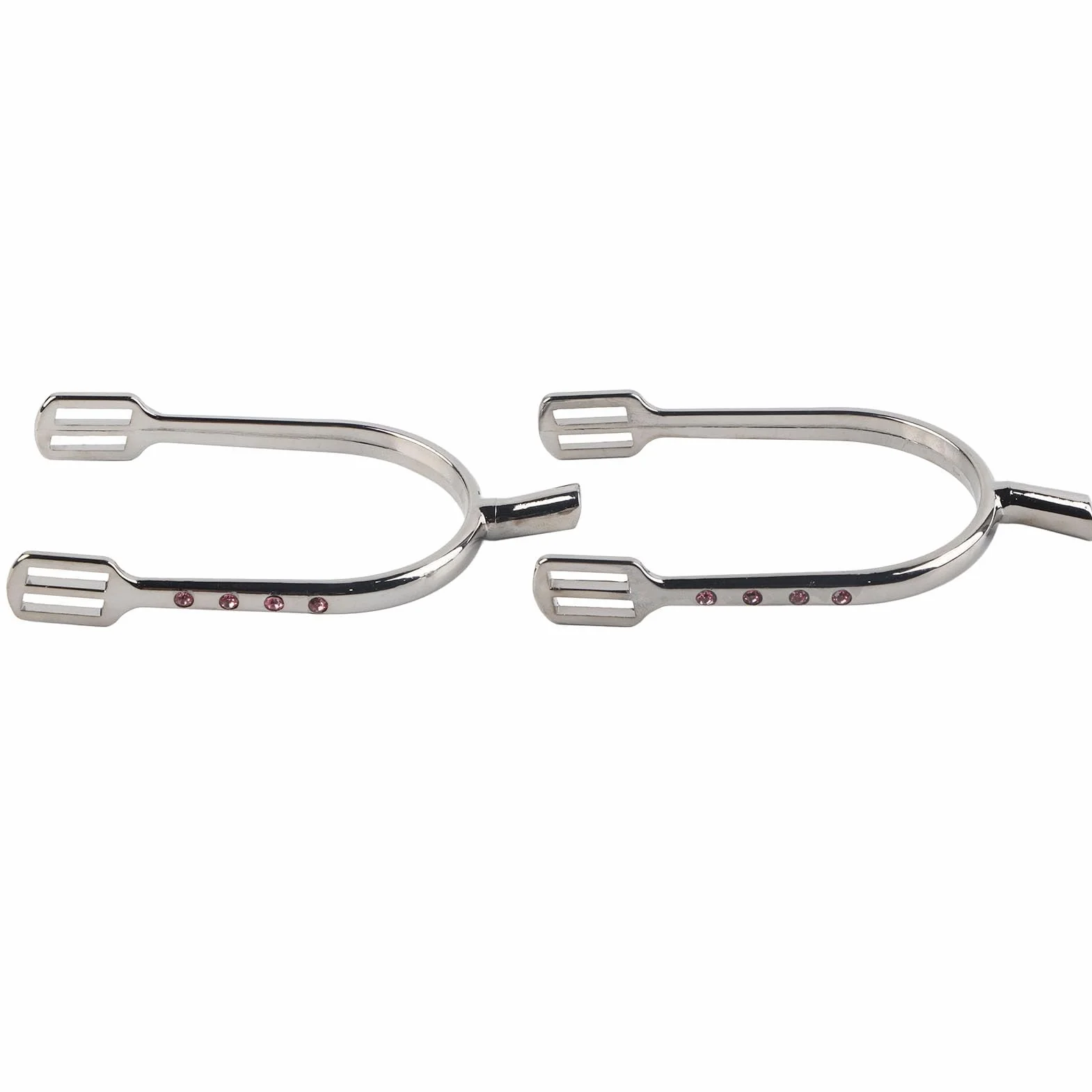 Speroni da Equitazione in Lega di Zinco, Placcati Argento, Design Sottile per Roping Inglese, Stile Femminile